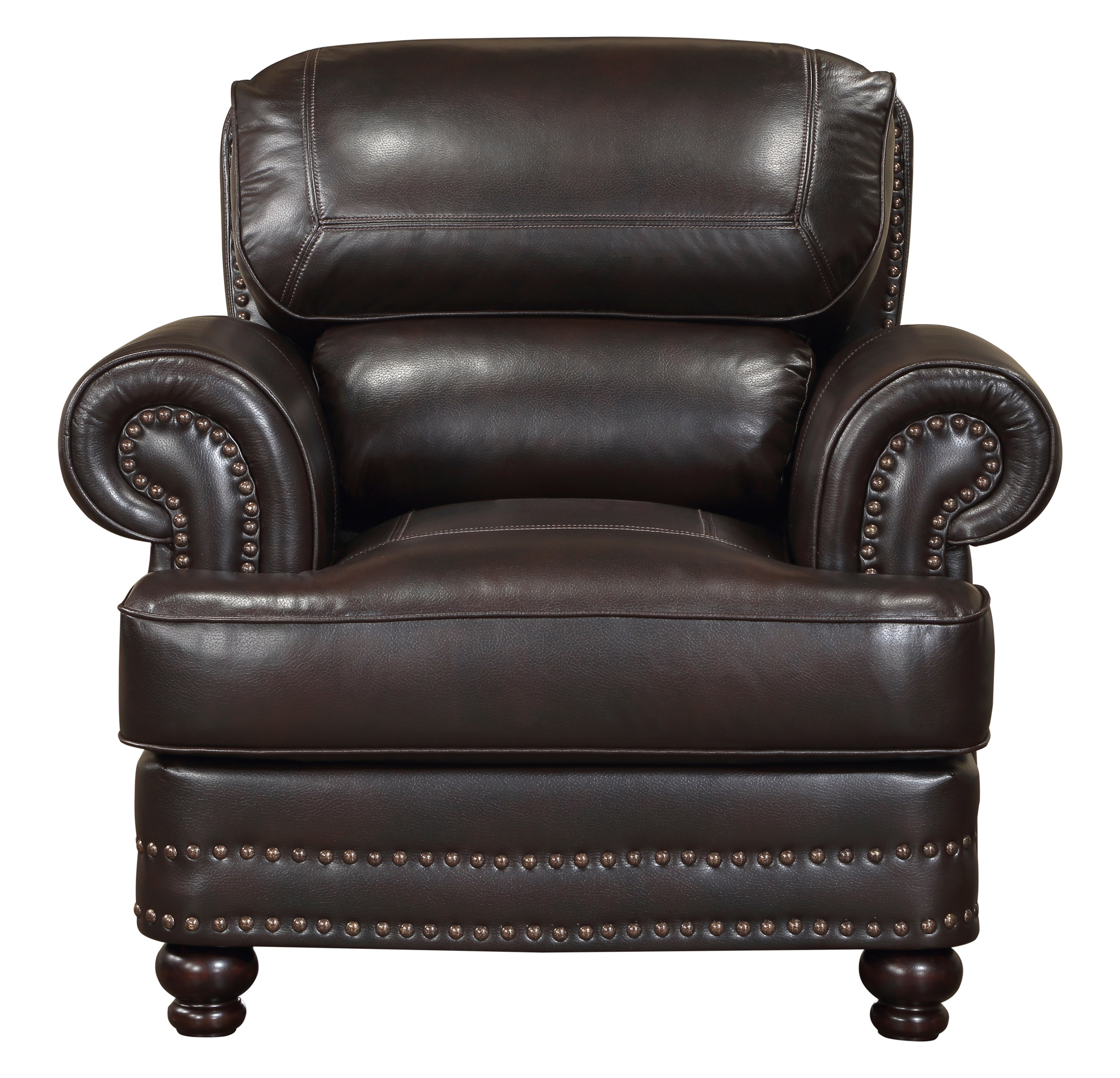 Milford Faux Leather Living Room Set
