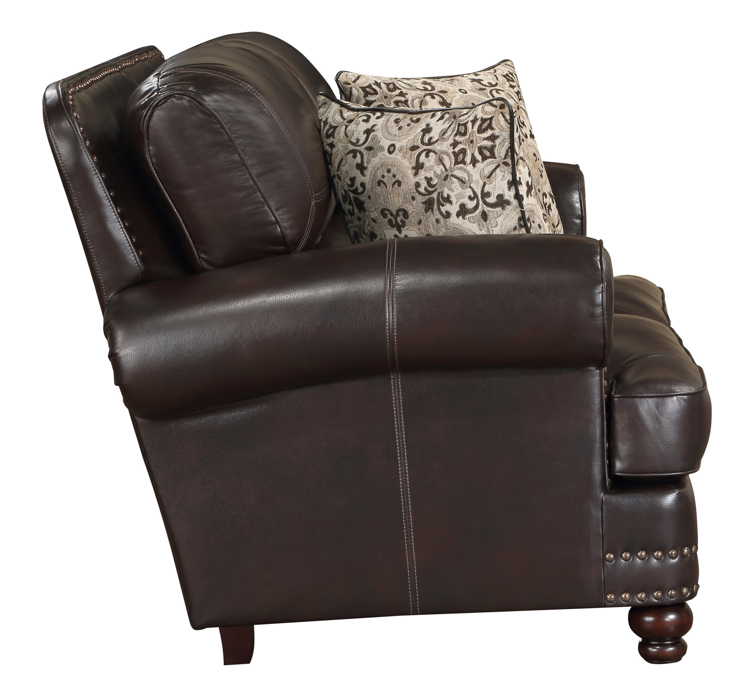 Milford Faux Leather Living Room Set