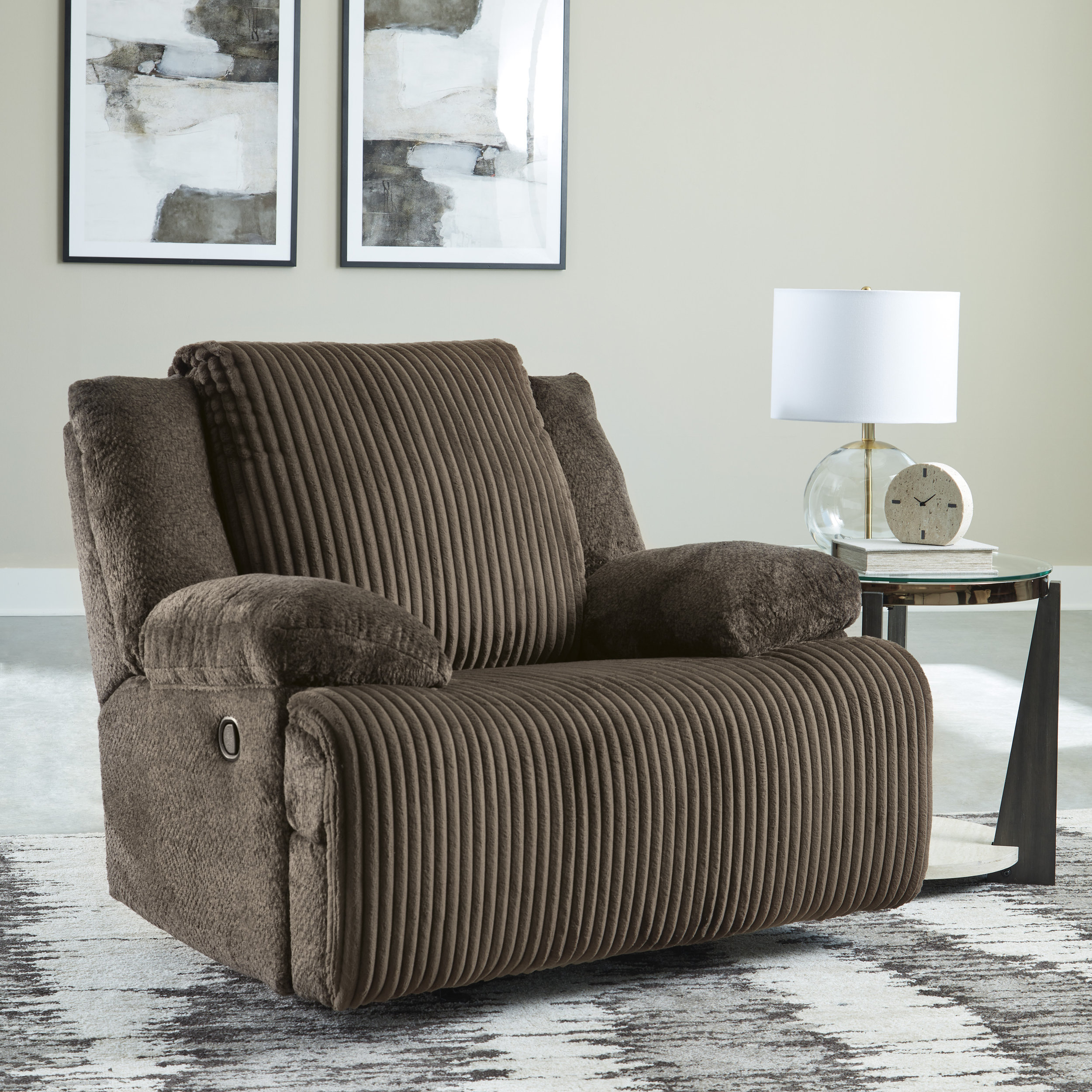 Top Tier Polyester Rocker Recliner