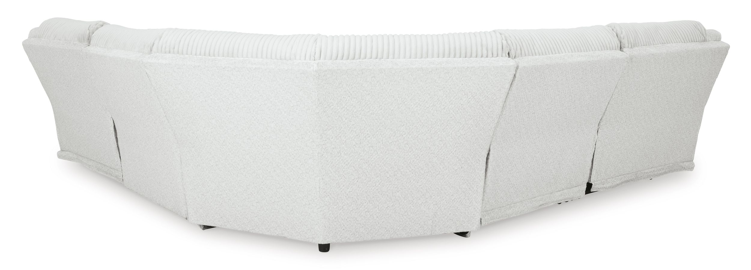 Top Tier Polyester 5-Piece L-Shaped Reclining Sectional Sofa