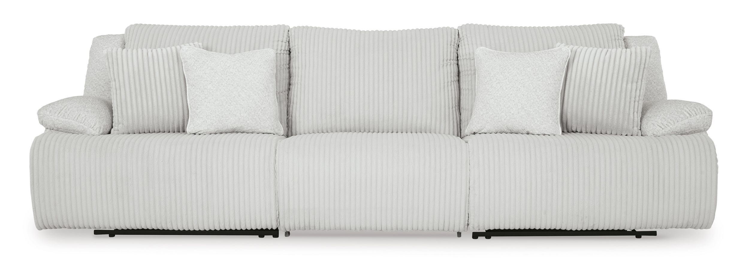 Top Tier Polyester 3-Piece Reclining Modular Sofa