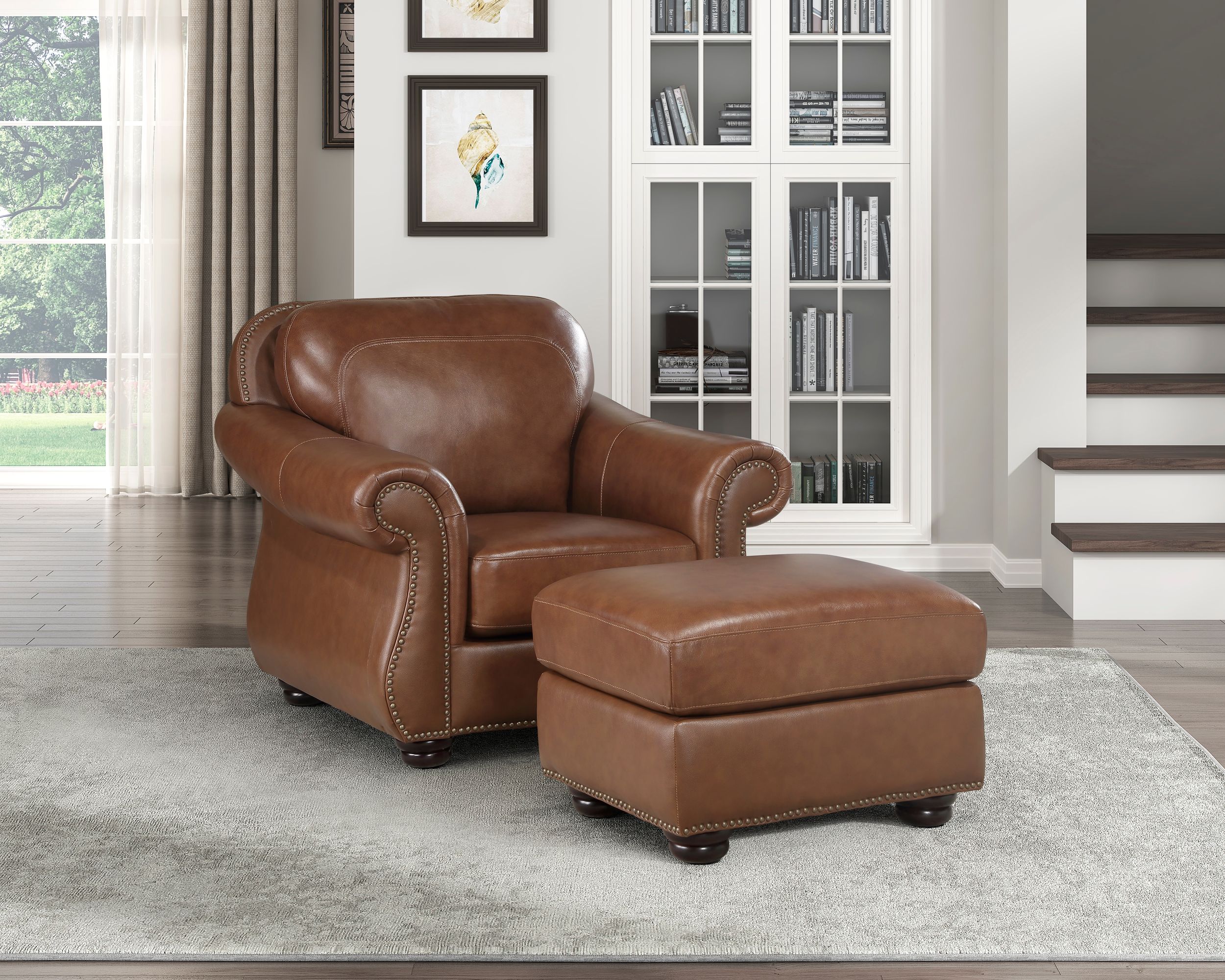 Attleboro Leather Chair