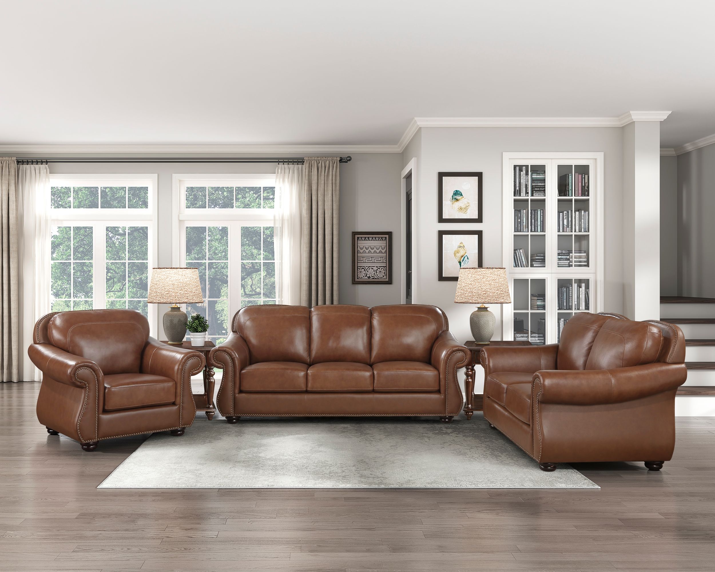 Attleboro Leather Sofa