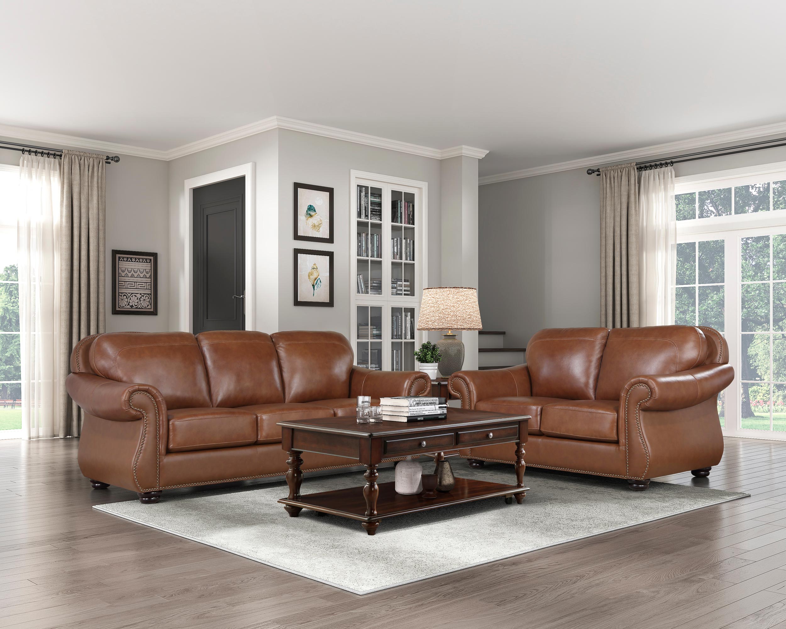 Attleboro Leather Sofa