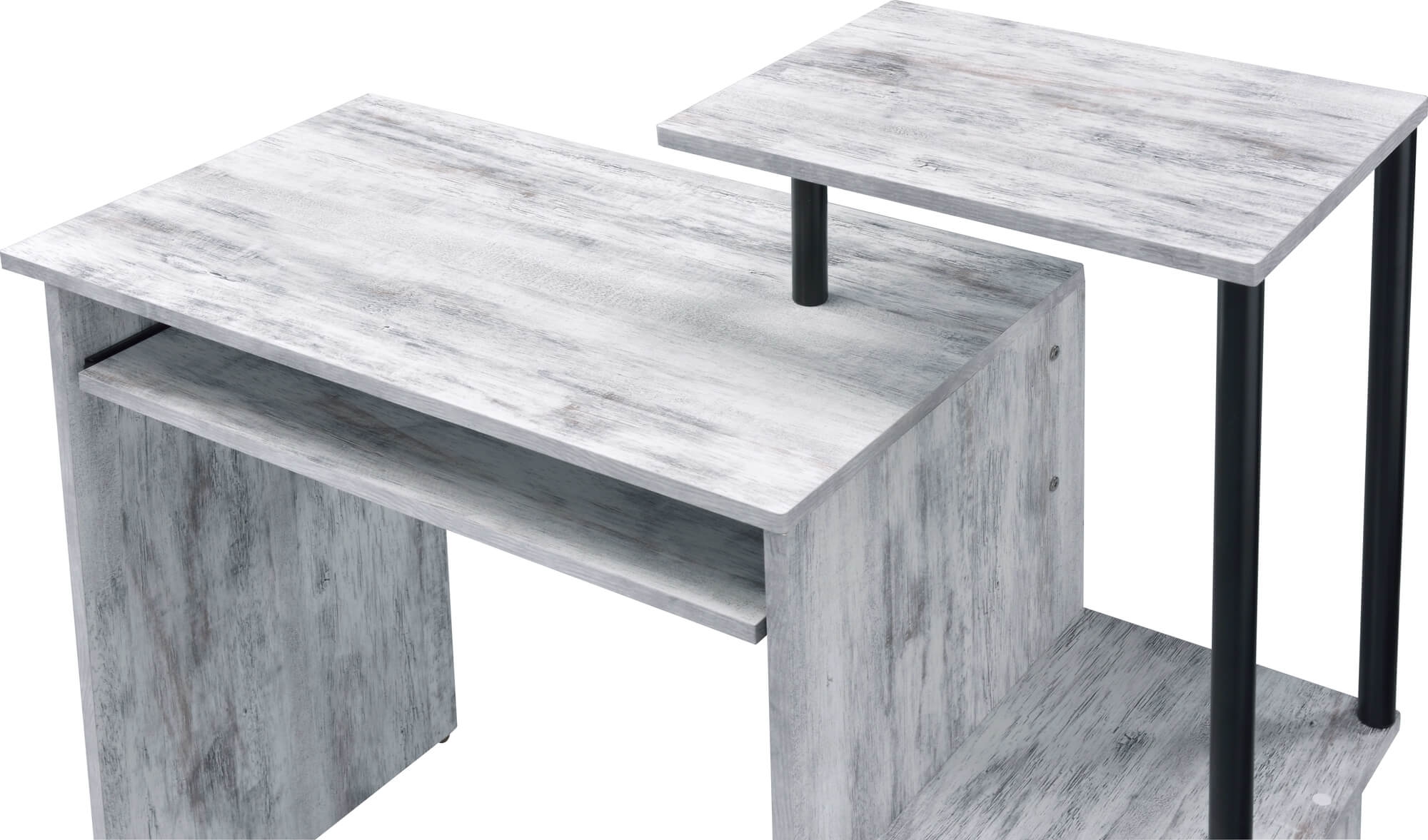 Lyphre Wood Veneer/Metal Desk