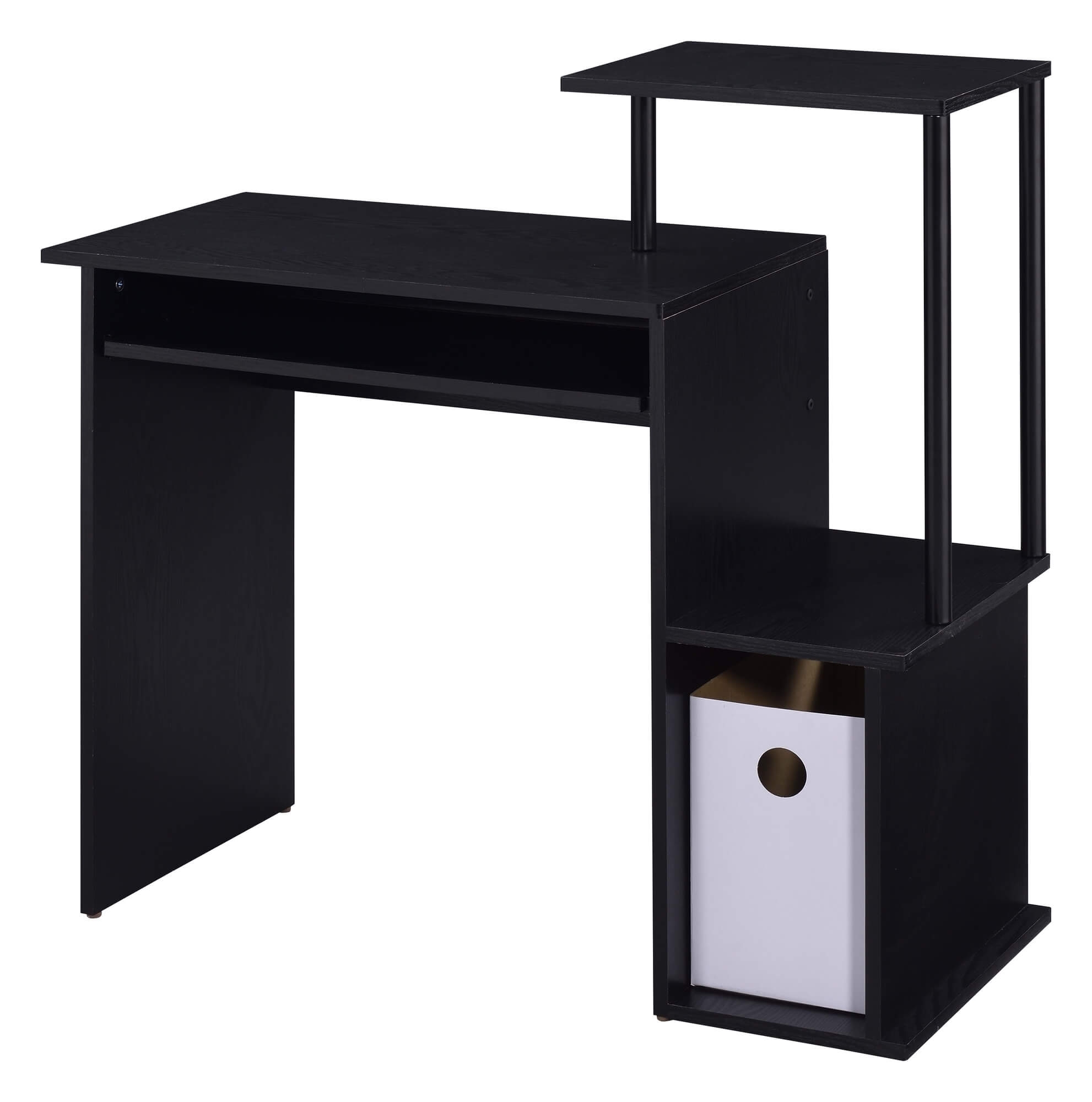 Lyphre Wood Veneer/Metal Desk