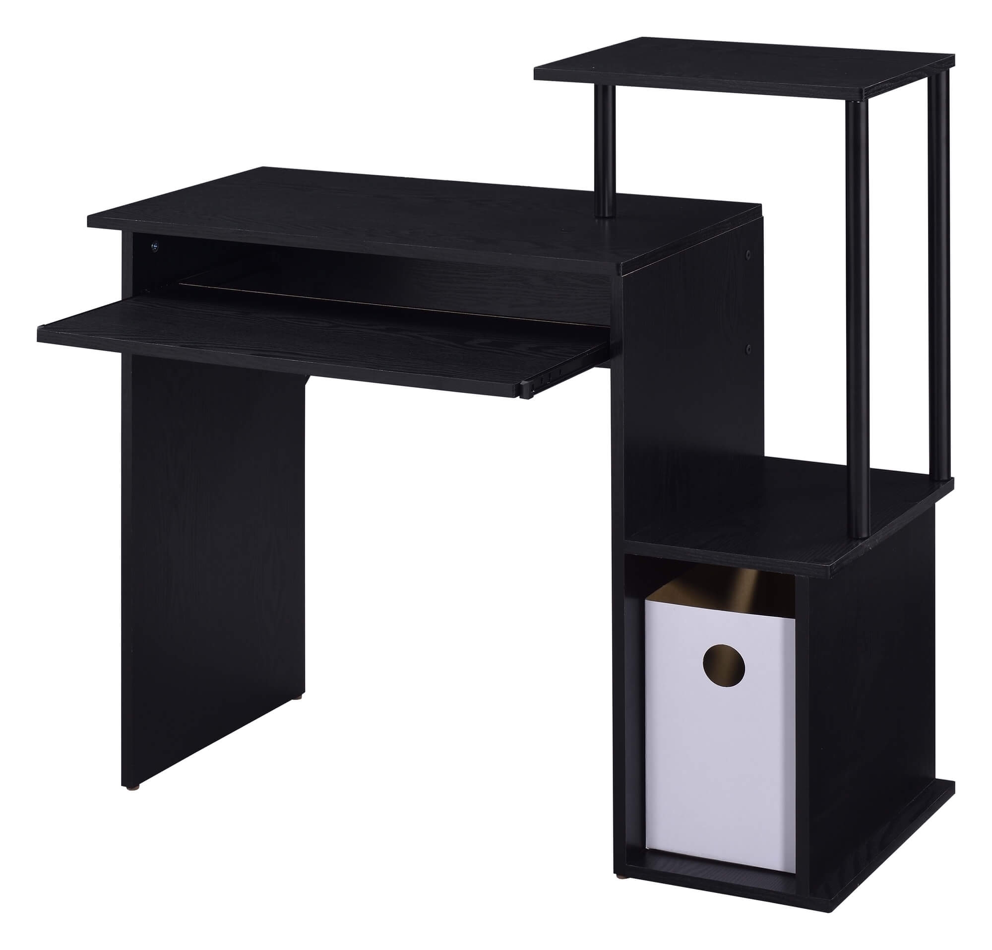 Lyphre Wood Veneer/Metal Desk