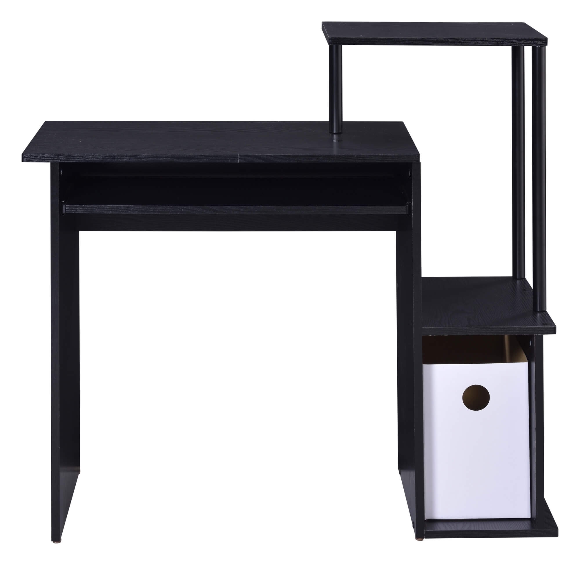 Lyphre Wood Veneer/Metal Desk