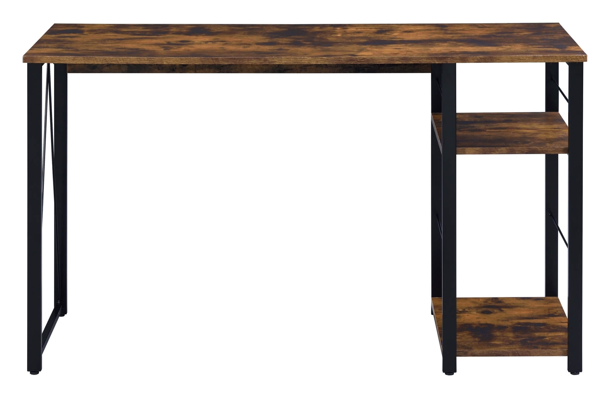 Vadna Wood Veneer/Metal Desk