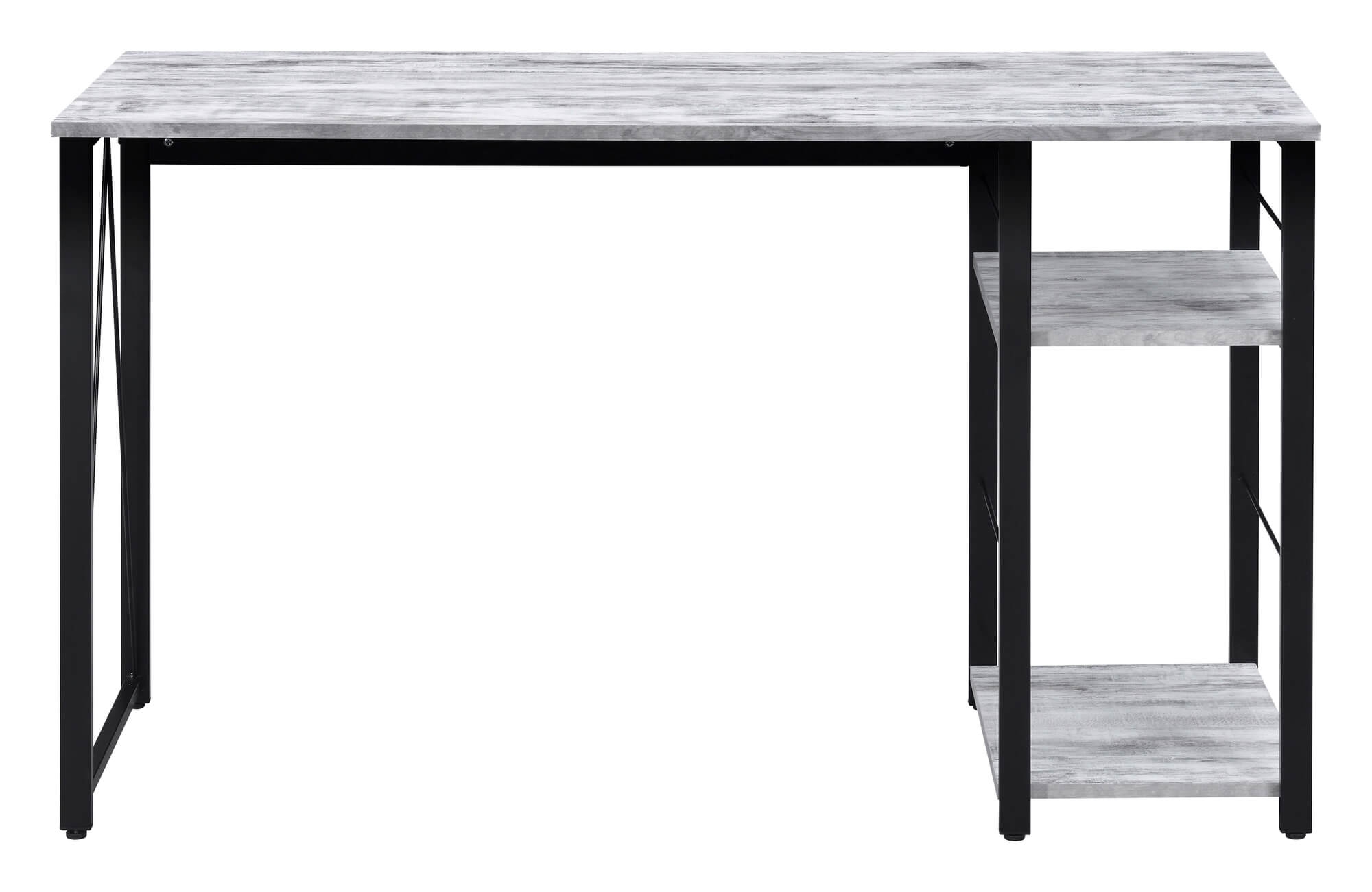 Vadna Wood Veneer/Metal Desk