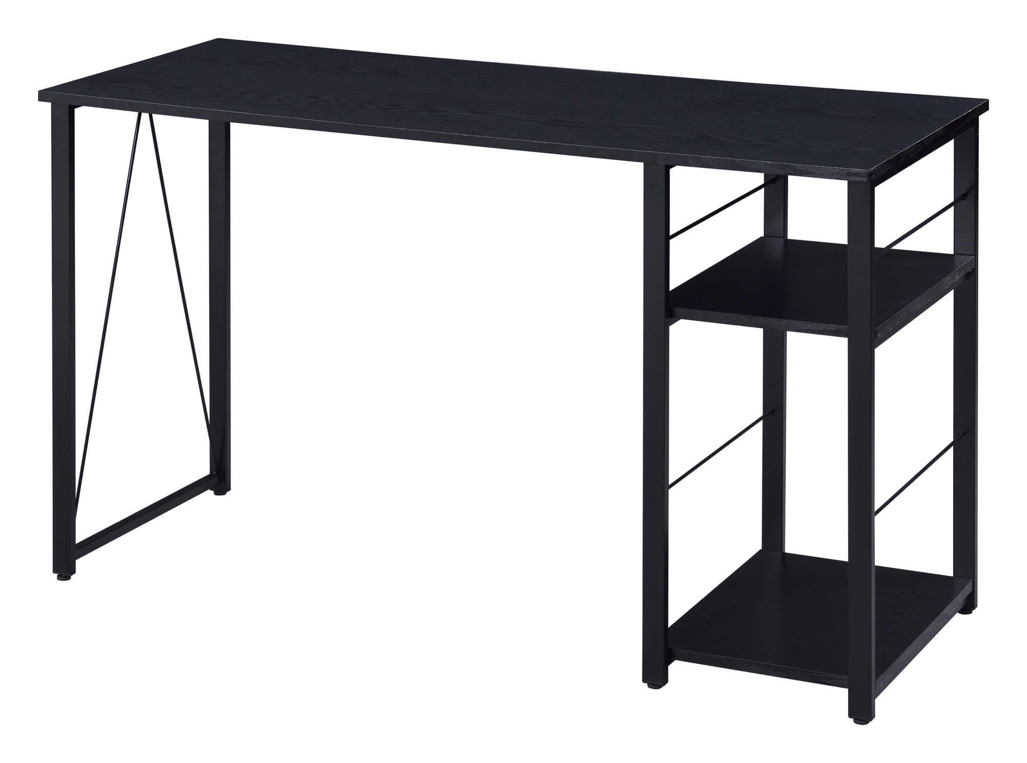 Vadna Wood Veneer/Metal Desk
