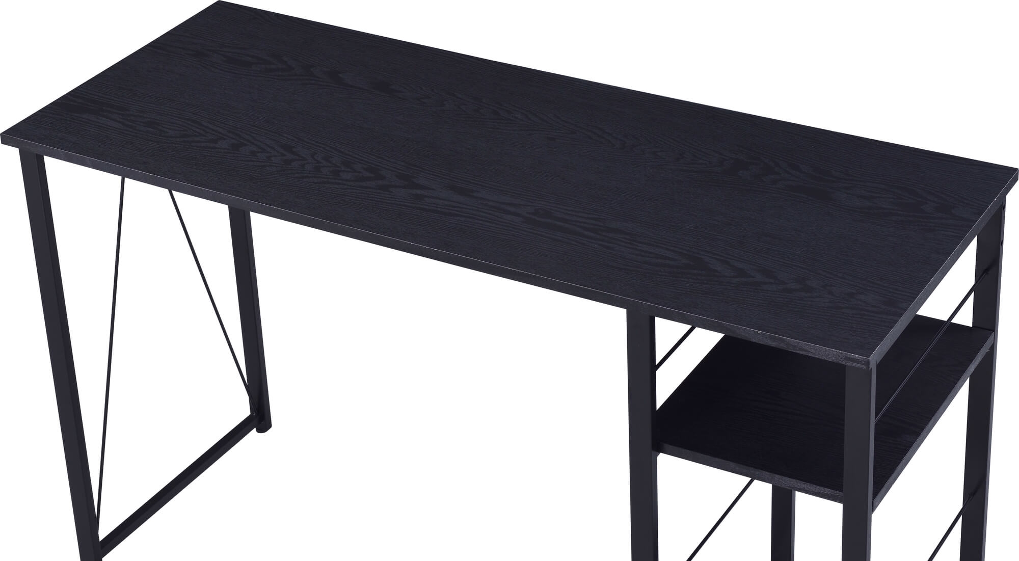 Vadna Wood Veneer/Metal Desk