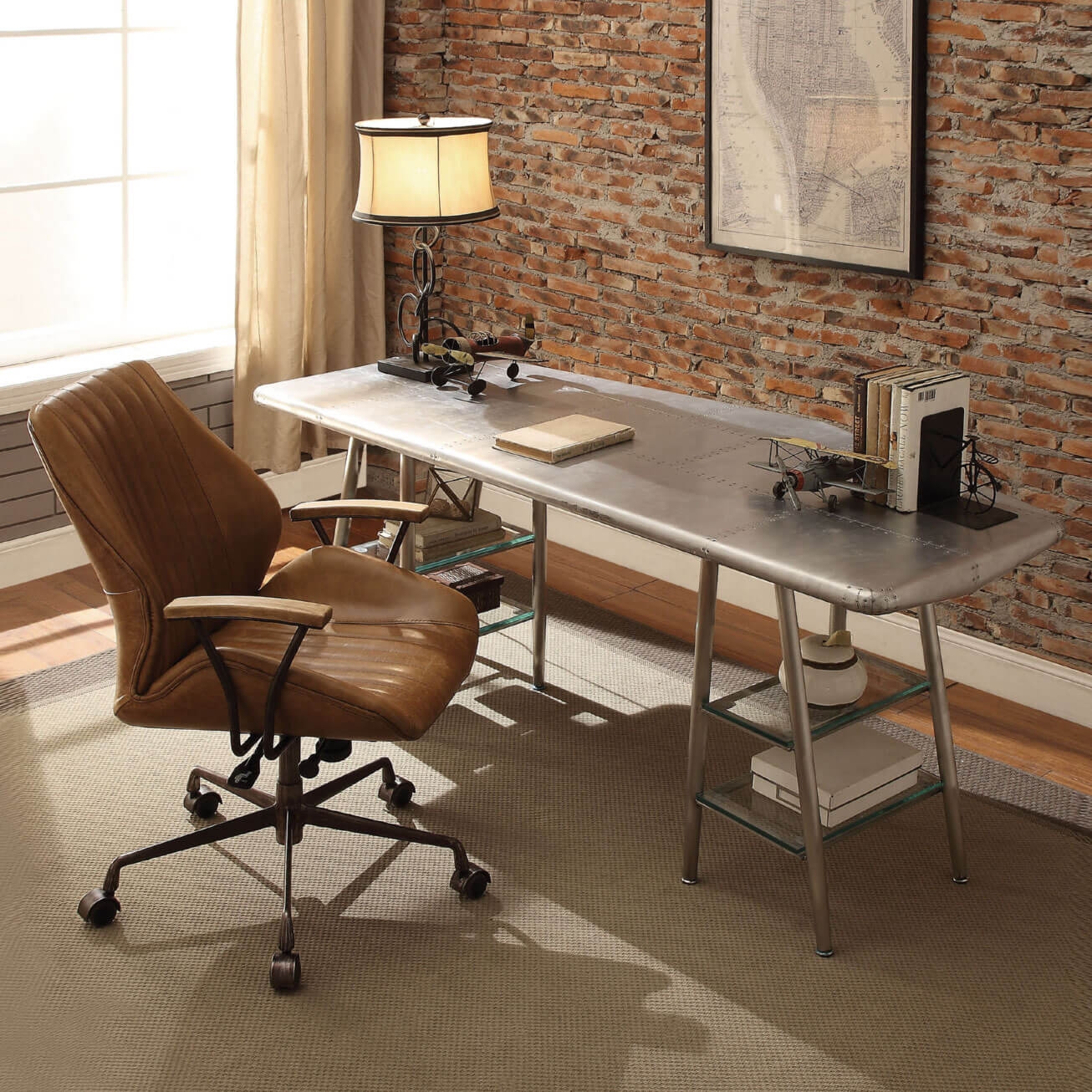 Hamilton Top Grain Leather Executive Office Chair