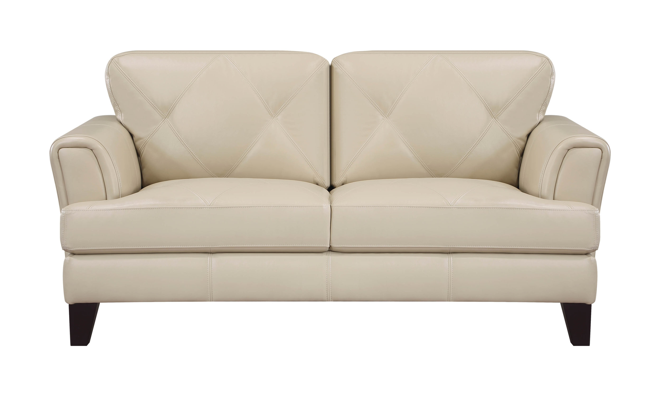 Thierry Leather Loveseat