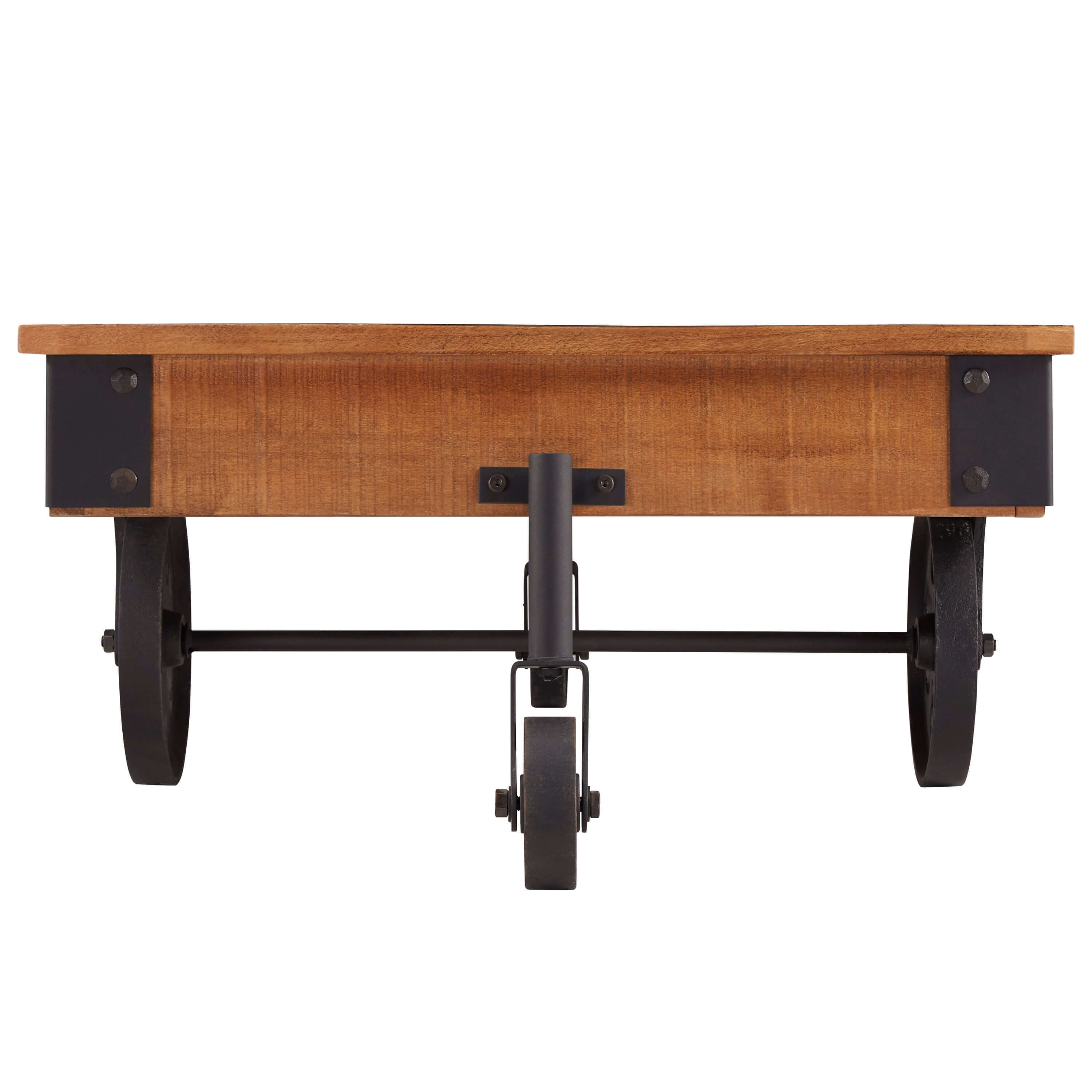 Factory Wood Coffee Table by Homelegance