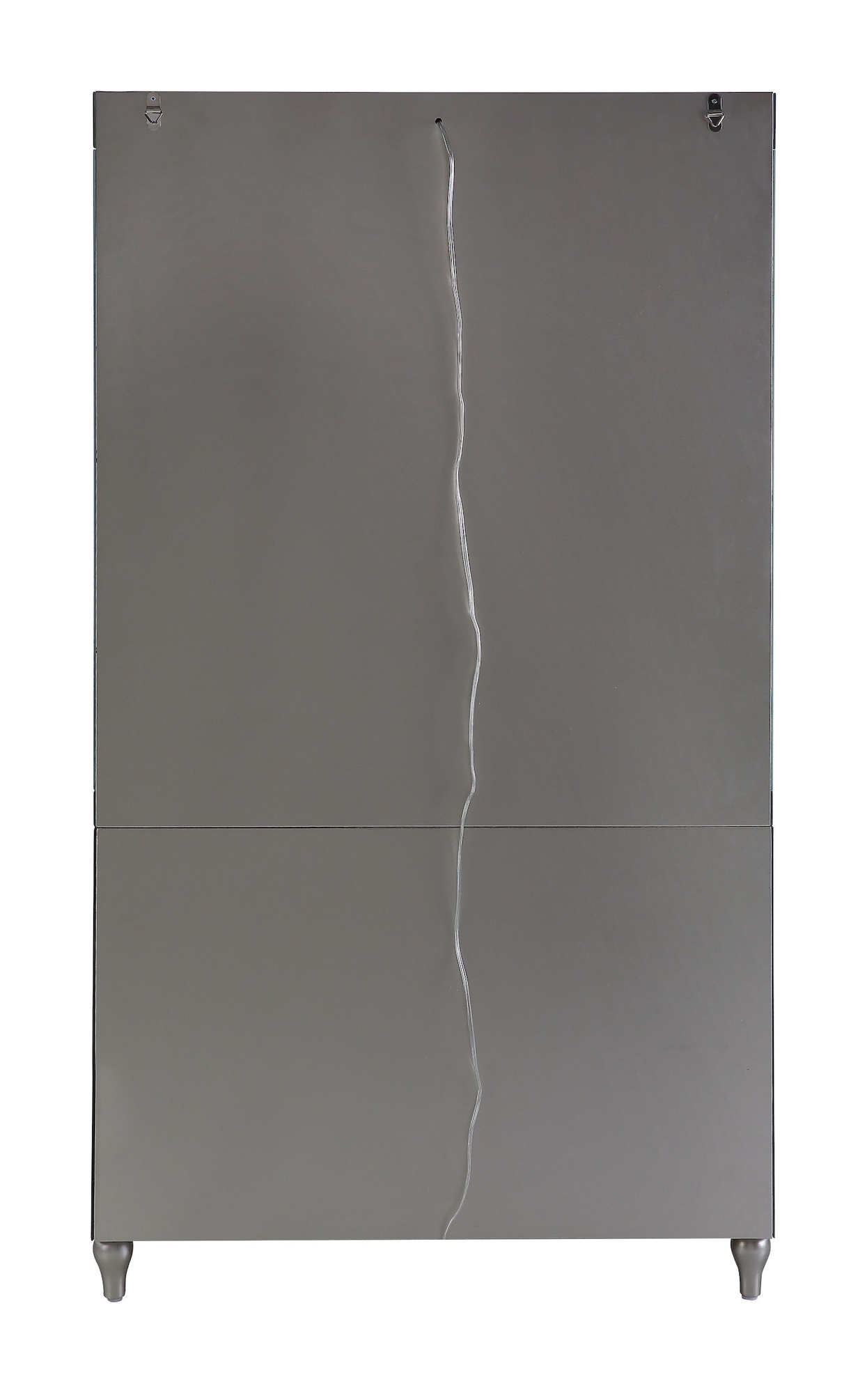 Persis 92850 Mirrored/Faux Diamonds Bookcase w/ LED Lights