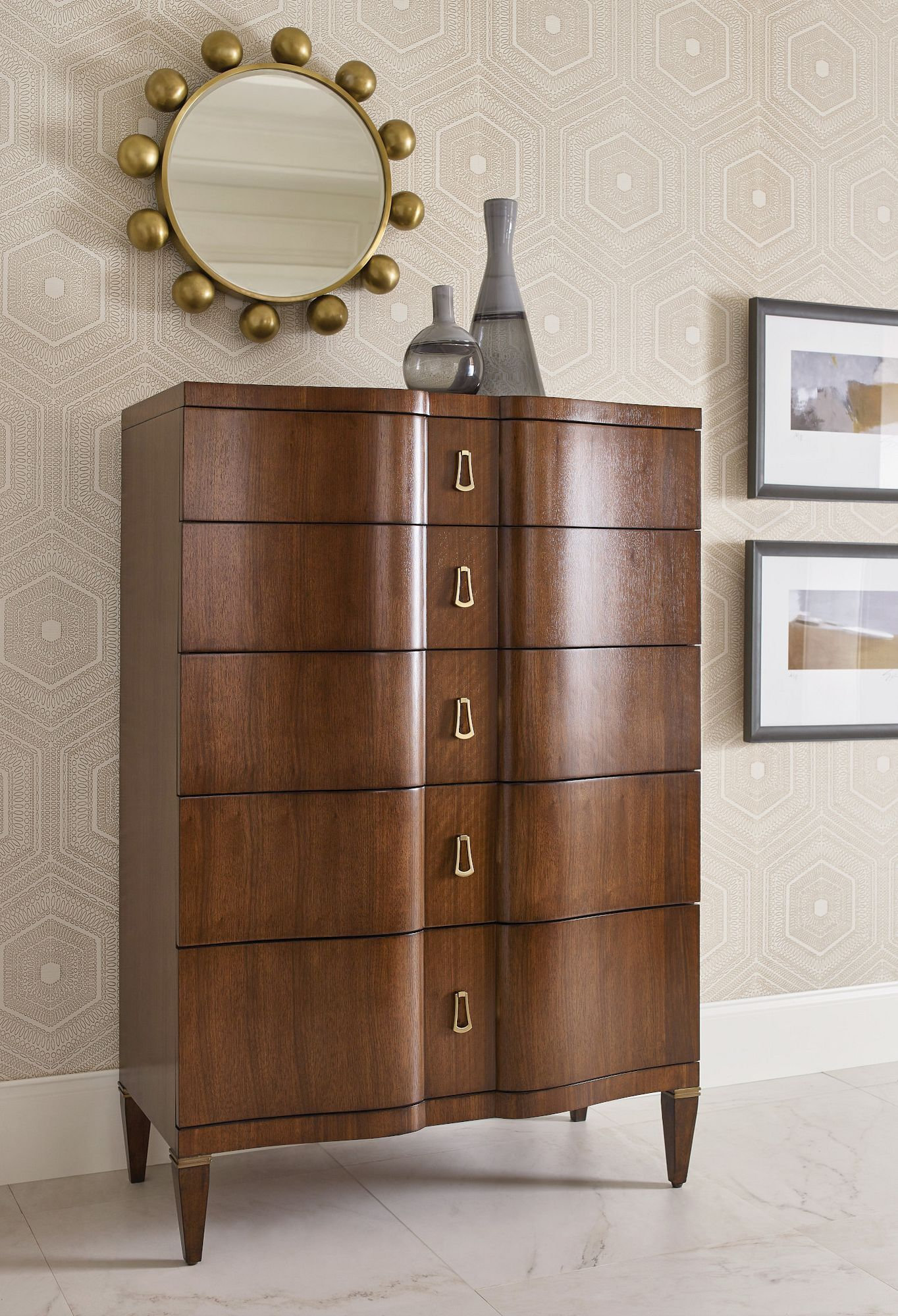 Vantage Stafford Wood Chest w/5 Drawers