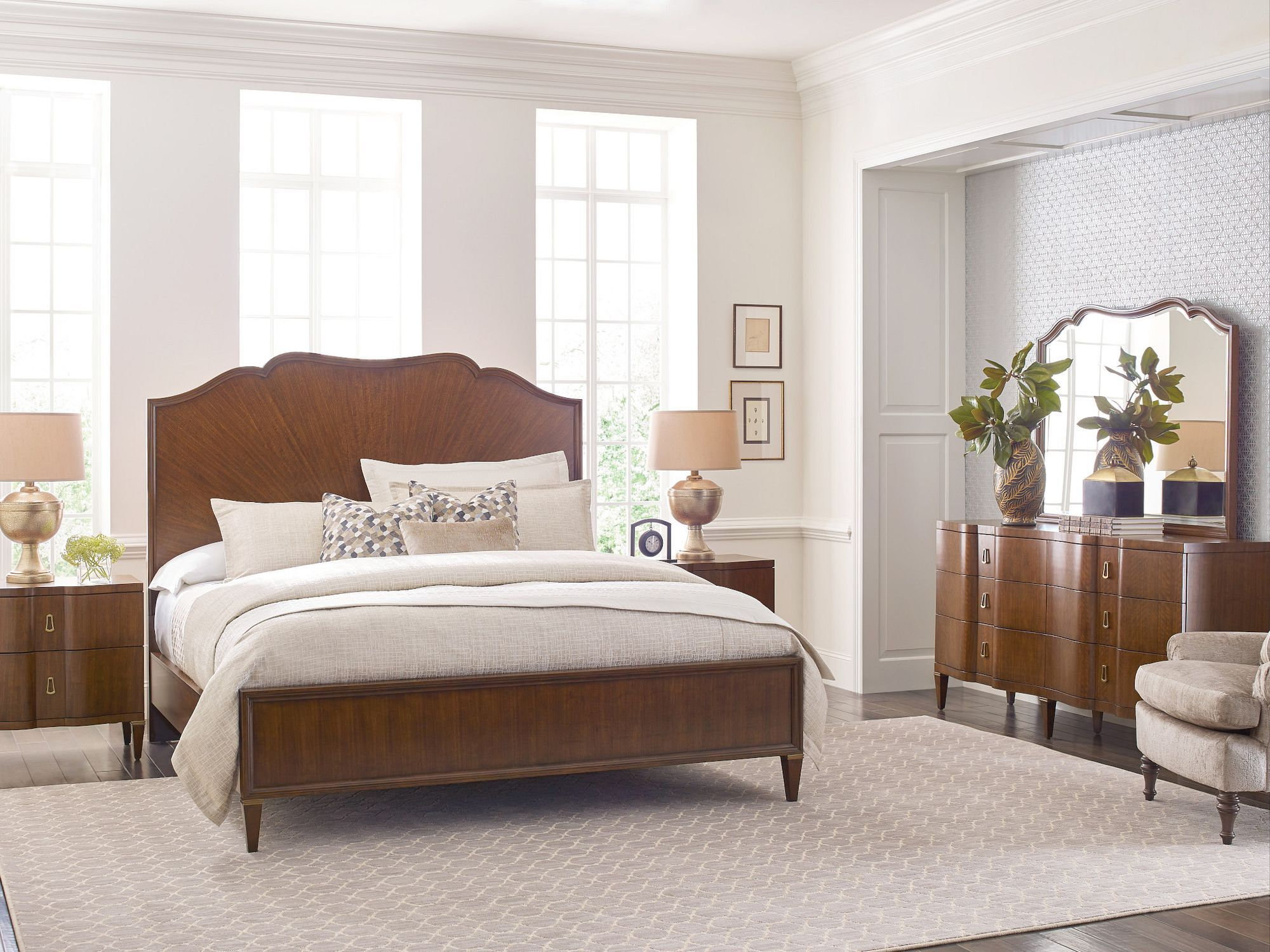 Vantage Carlisle Wood Panel Bed