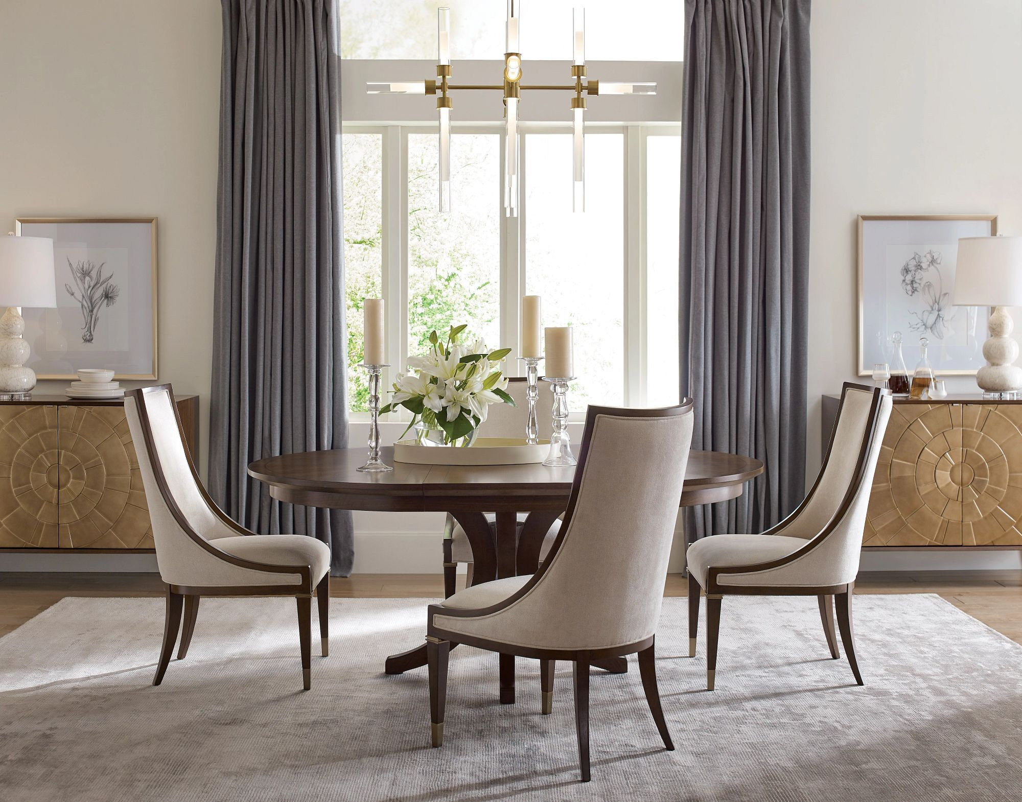 Vantage Cumberland Fabric/Wood Dining Chair