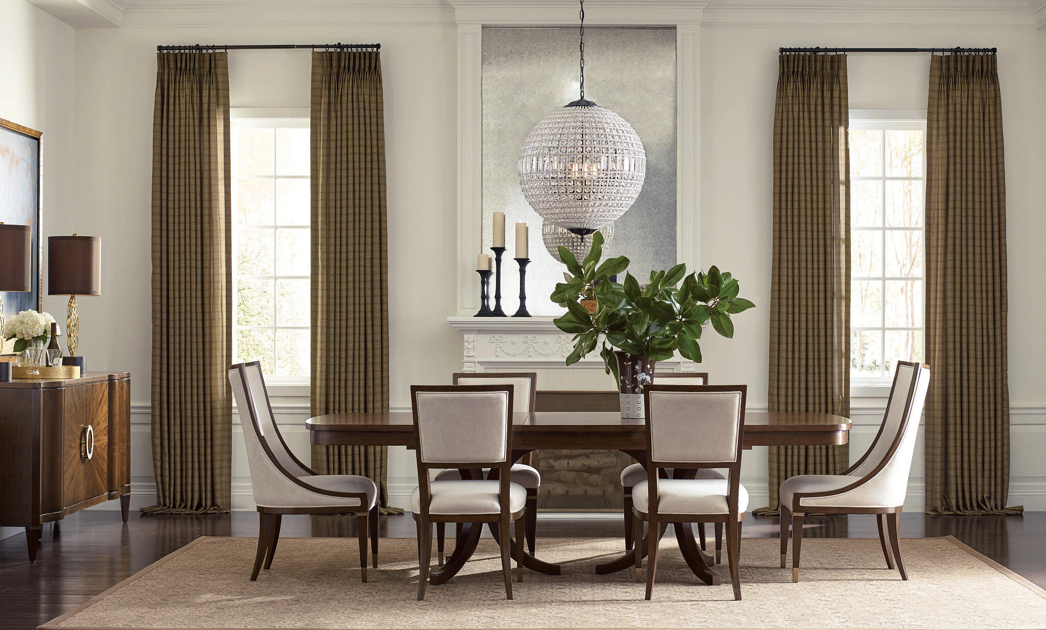 Vantage Randolph Rectangular Wood Extendable Dining Table