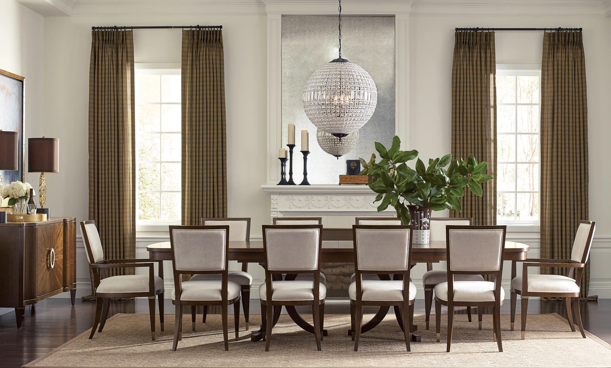 Vantage Randolph Wood Extendable Dining Room Set