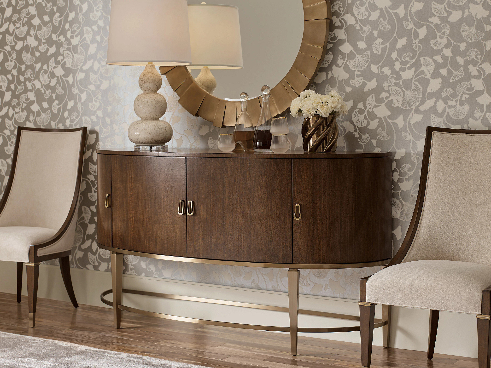 Vantage Randolph Wood Extendable Dining Room Set