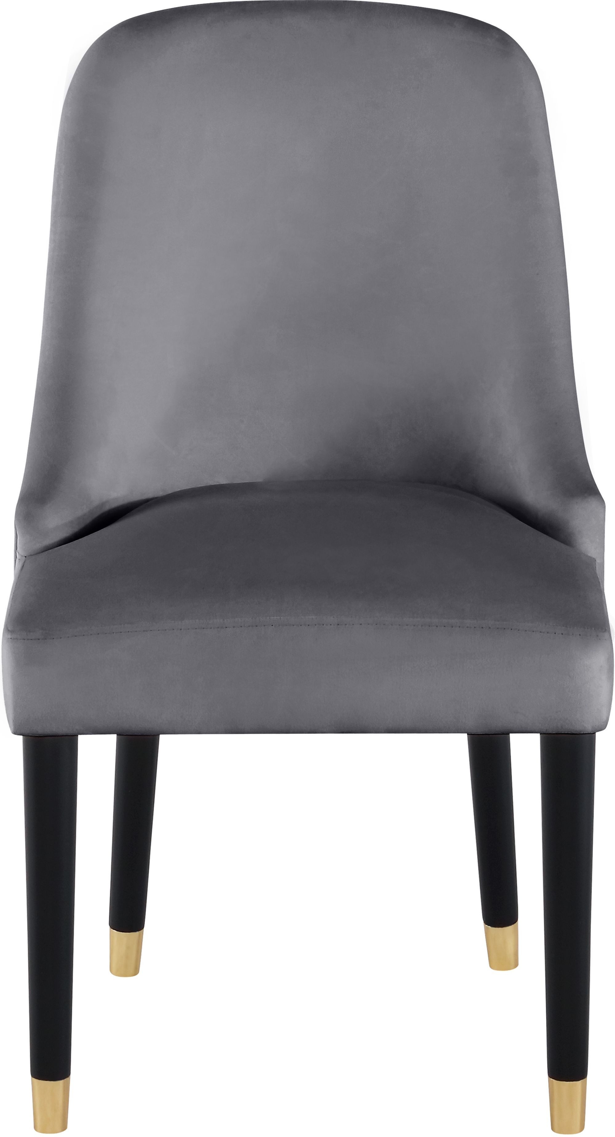 Omni Velvet Dining Chair with Wooden Legs