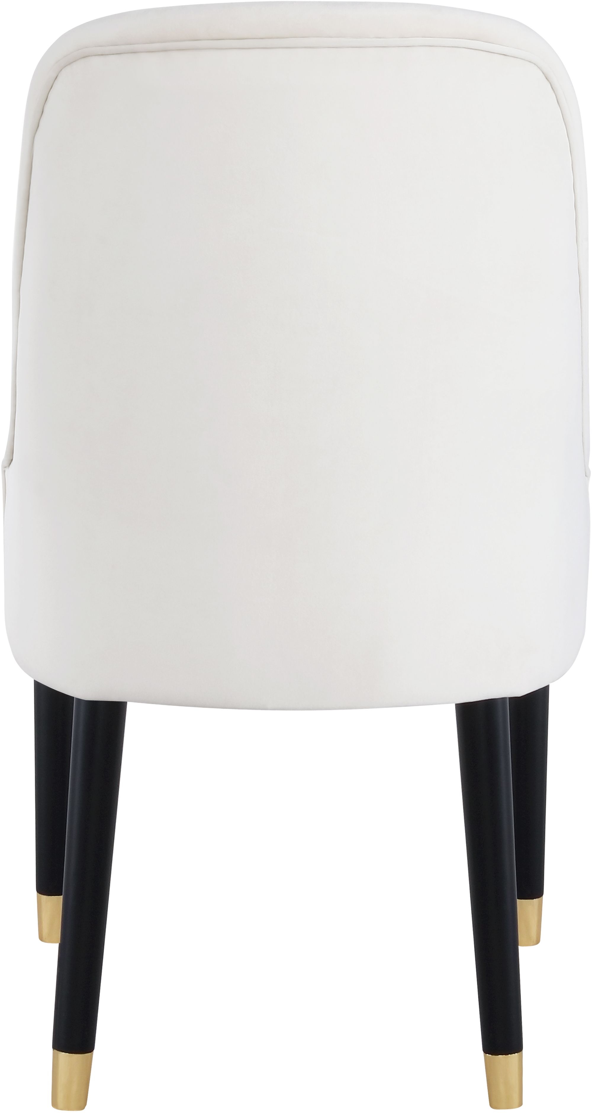 Omni Velvet Dining Chair with Wooden Legs
