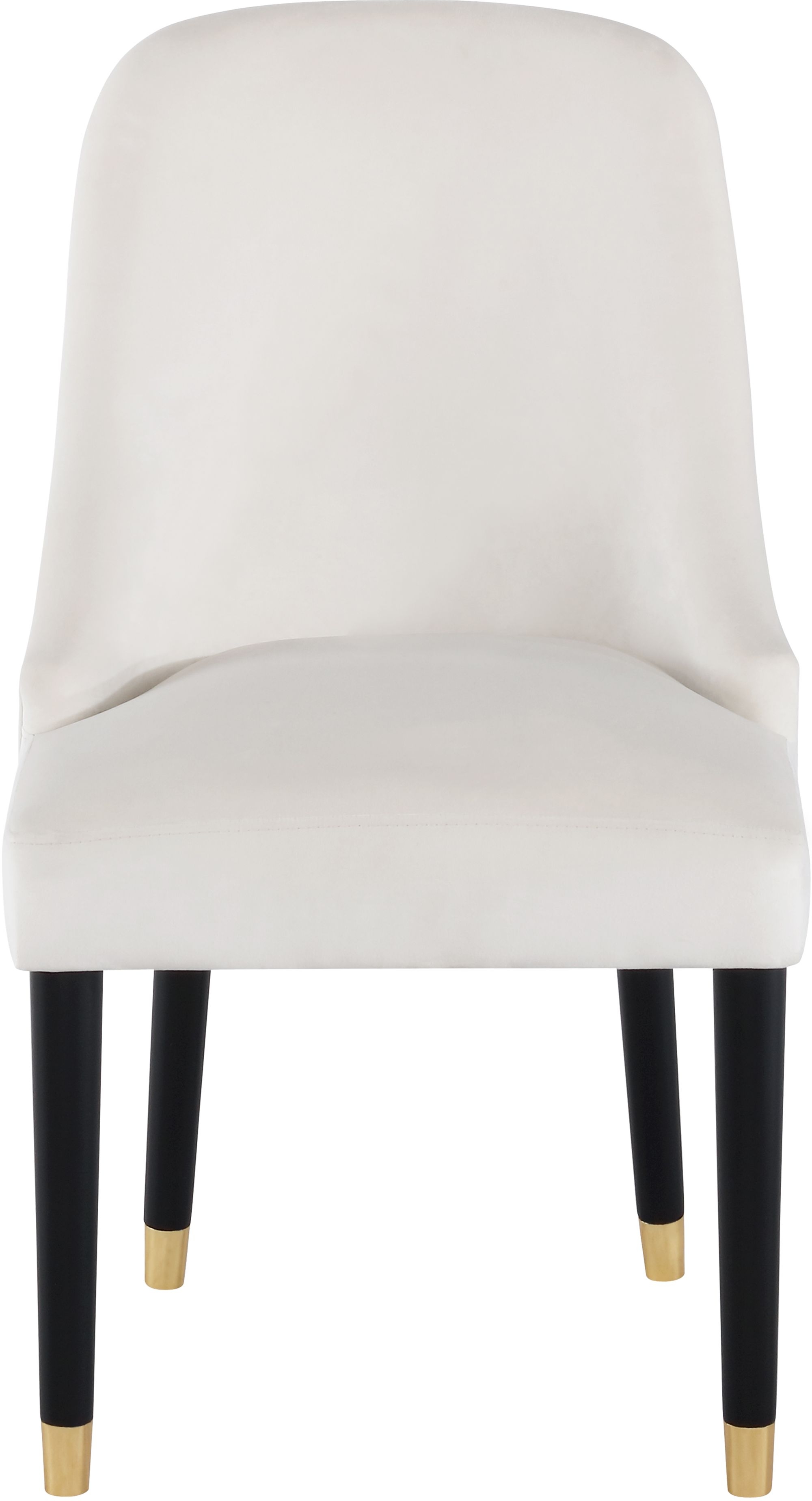 Omni Velvet Dining Chair with Wooden Legs