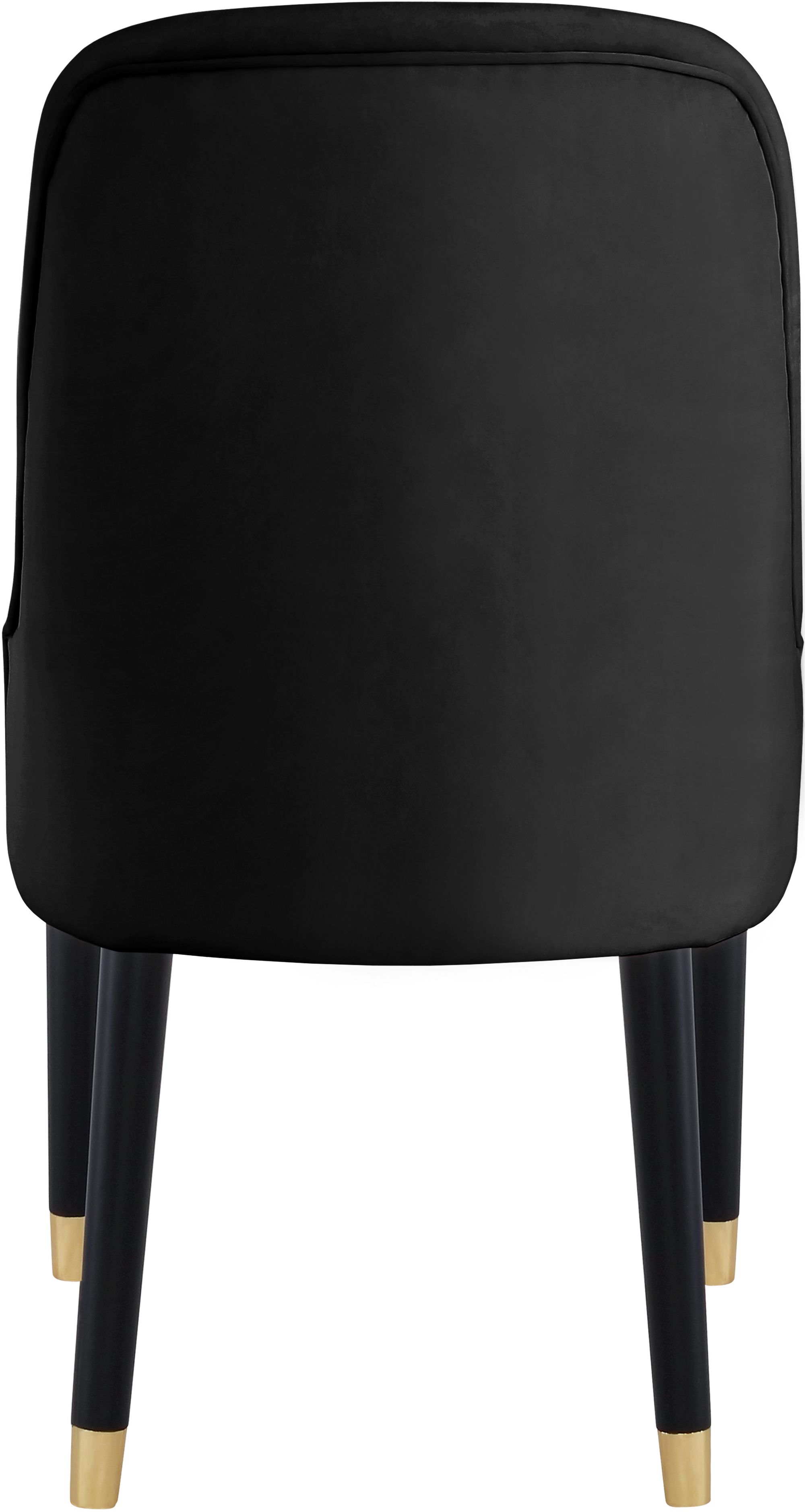 Omni Velvet Dining Chair with Wooden Legs