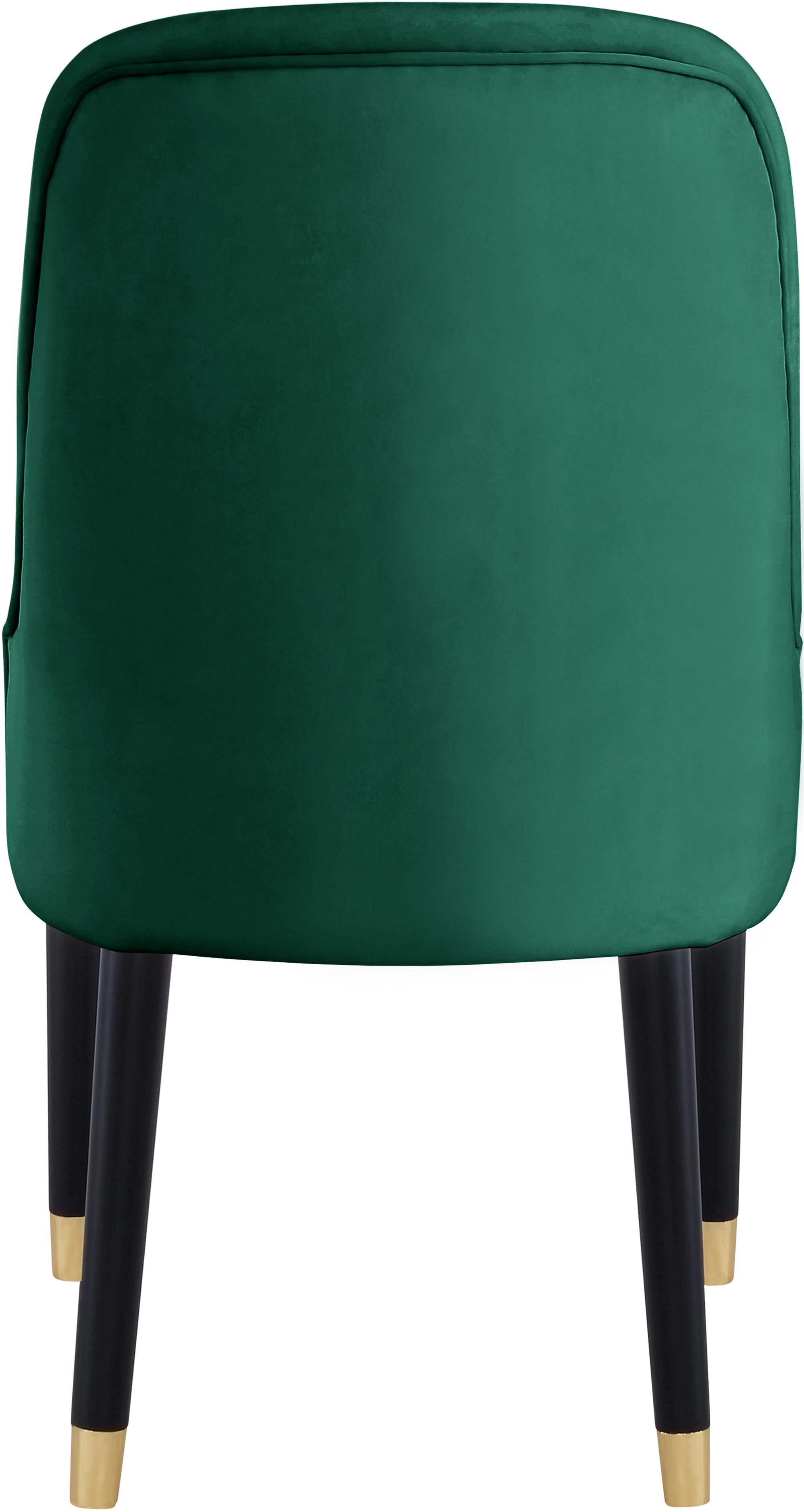 Omni Velvet Dining Chair with Wooden Legs