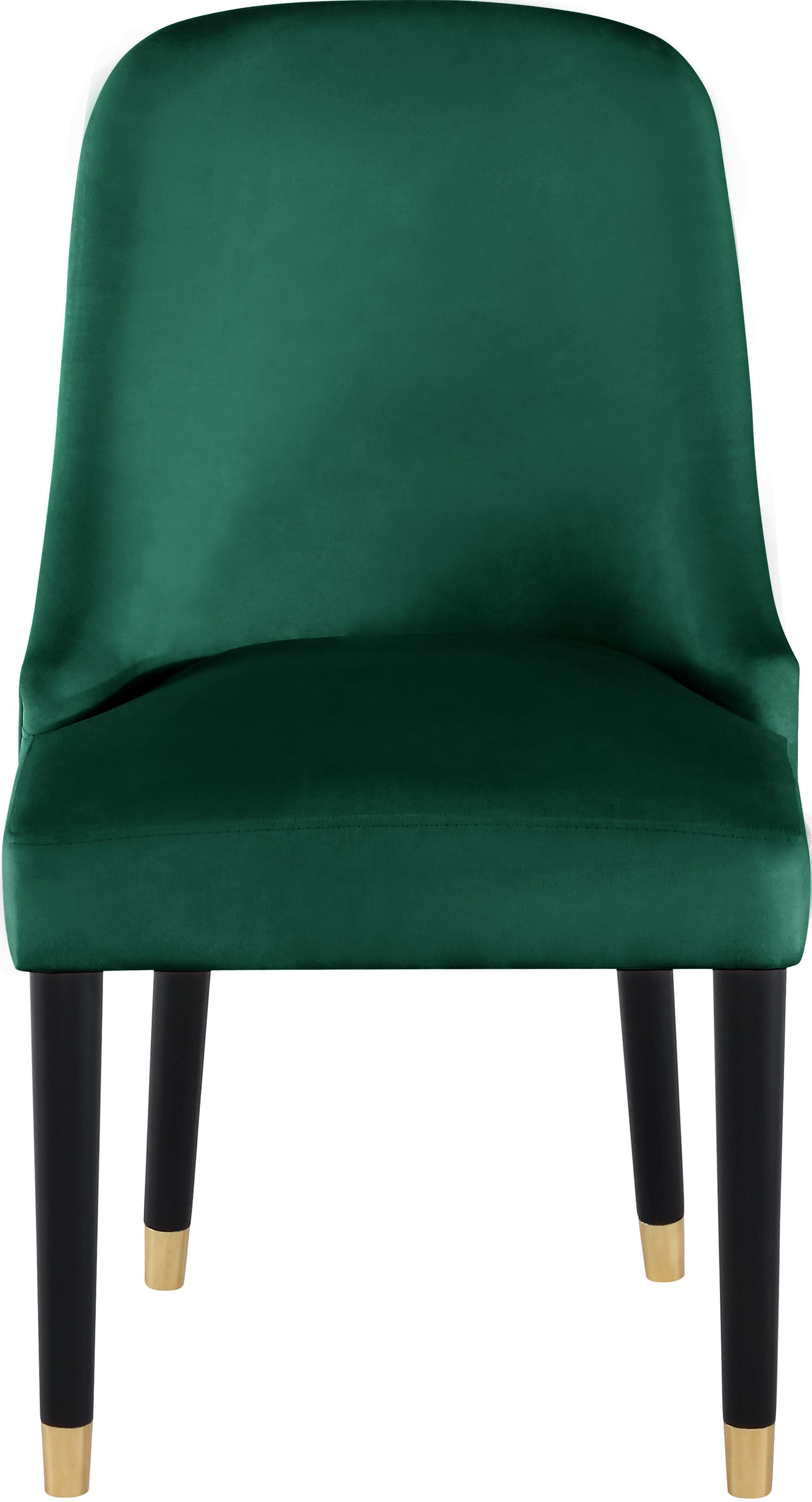 Omni Velvet Dining Chair with Wooden Legs