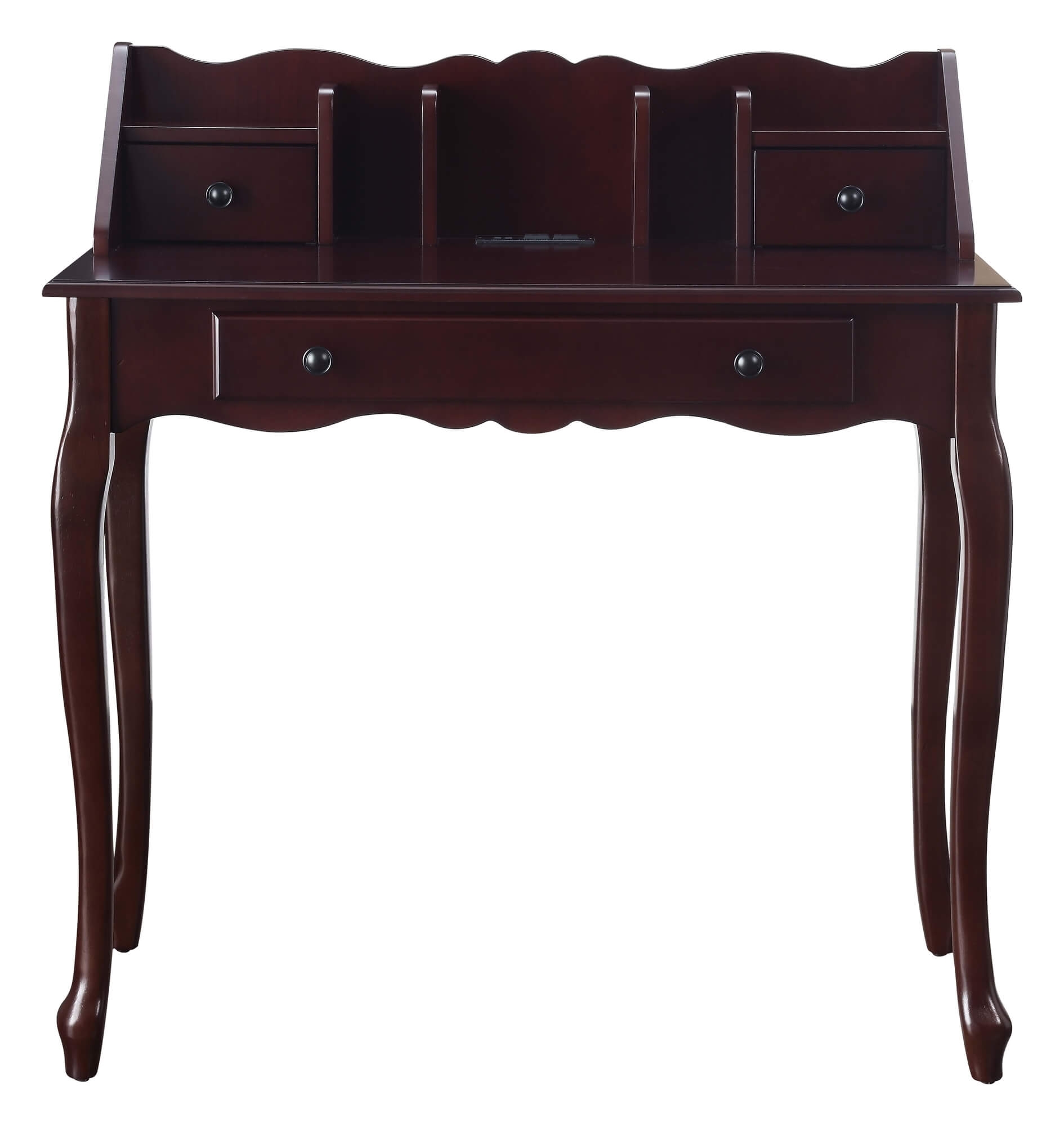 Maral Wood Writing Desk w/ USB Port