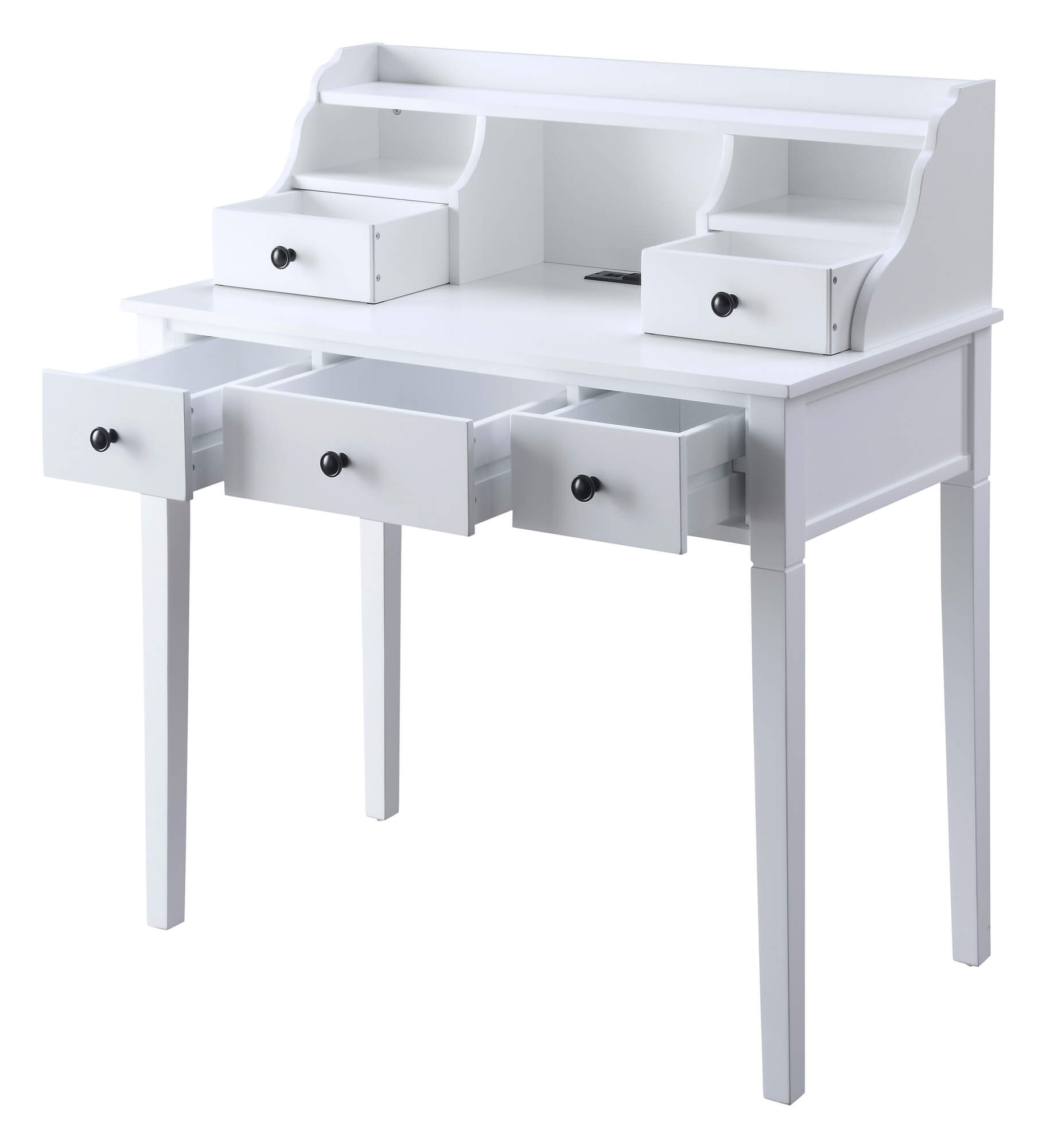 Agia Wood Writing Desk w/ USB Port