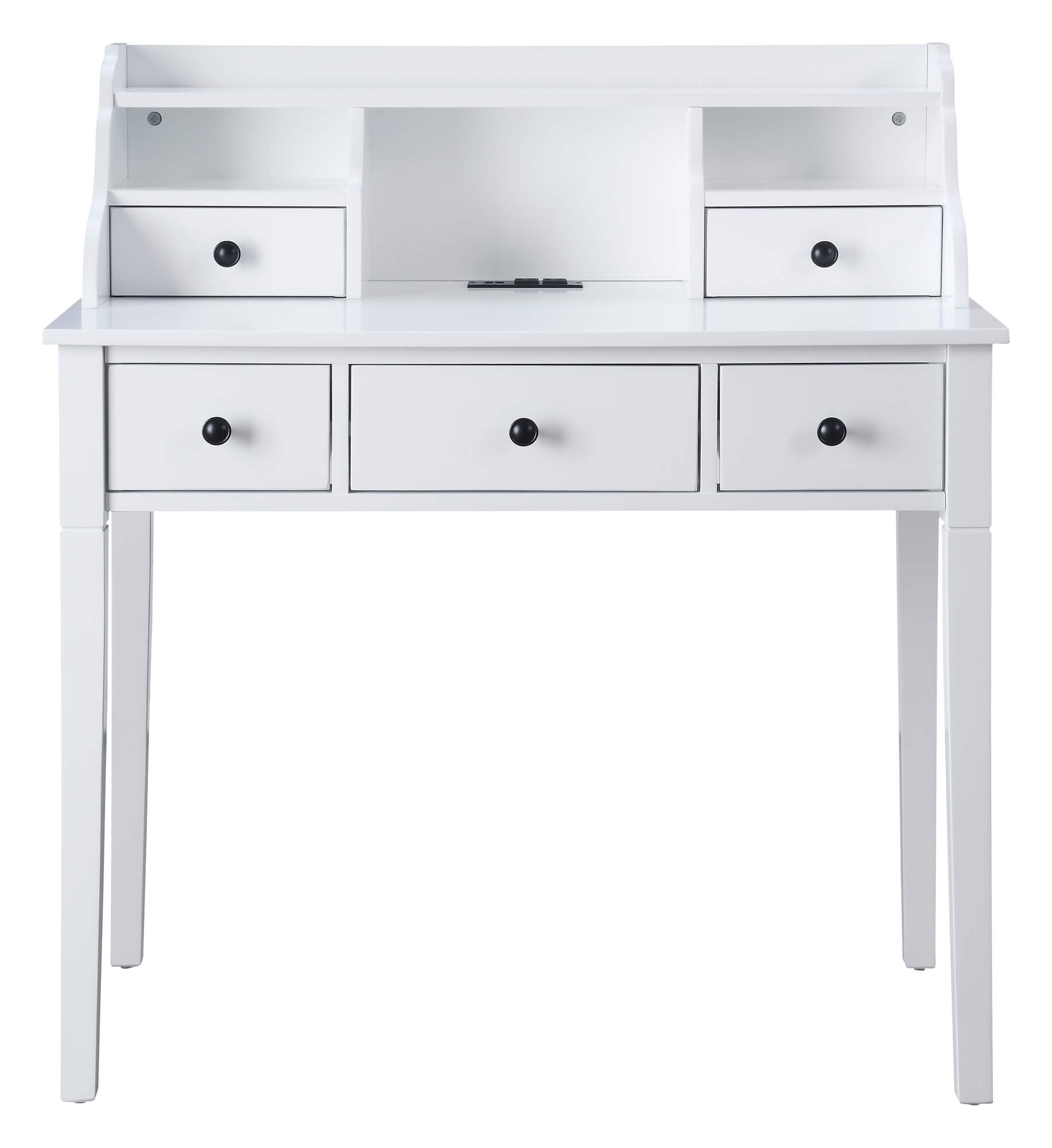 Agia Wood Writing Desk w/ USB Port