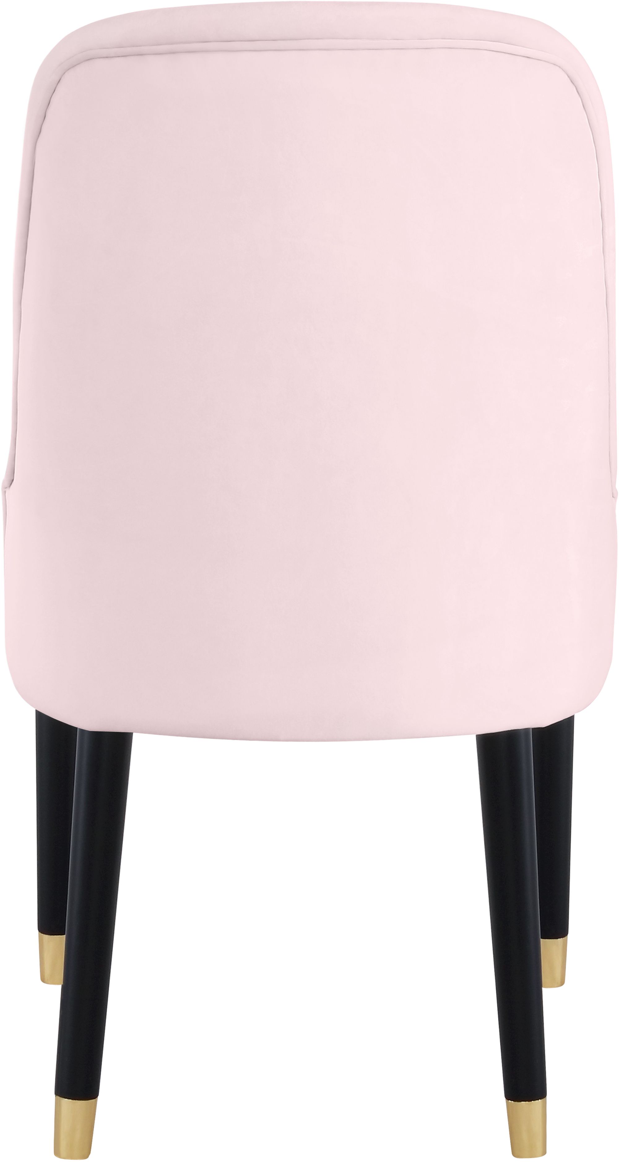 Omni Velvet Dining Chair with Wooden Legs