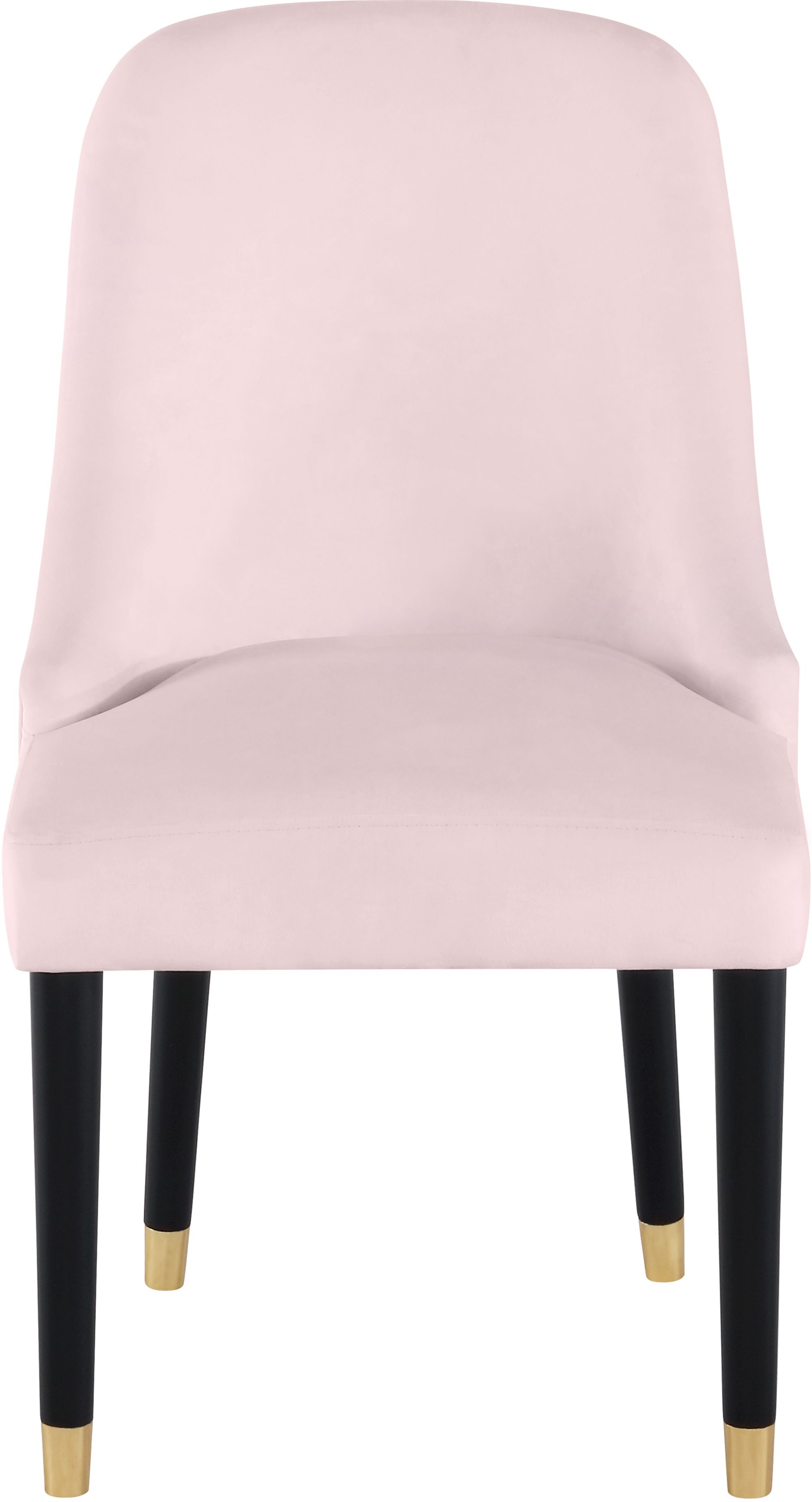 Omni Velvet Dining Chair with Wooden Legs