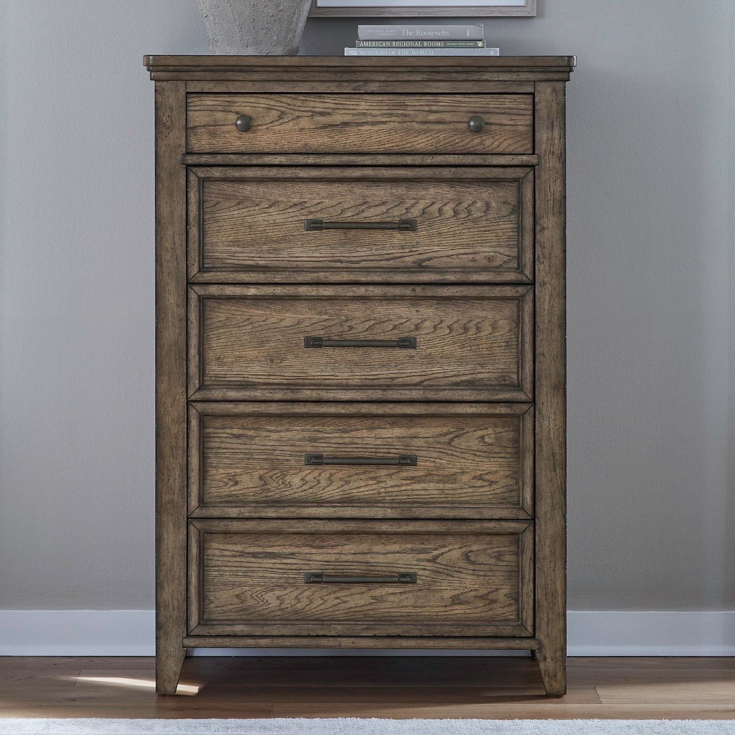 Carolina Park Wood 5-Drawer Chest