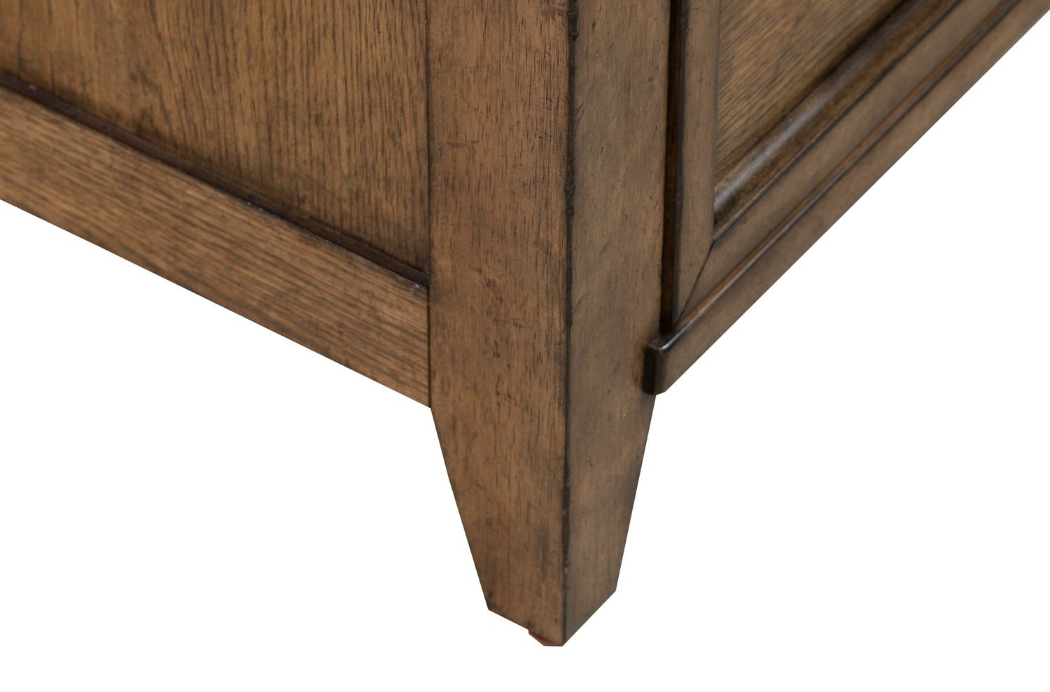 Carolina Park Wood 3-Drawer Nightstand w/Charging Station