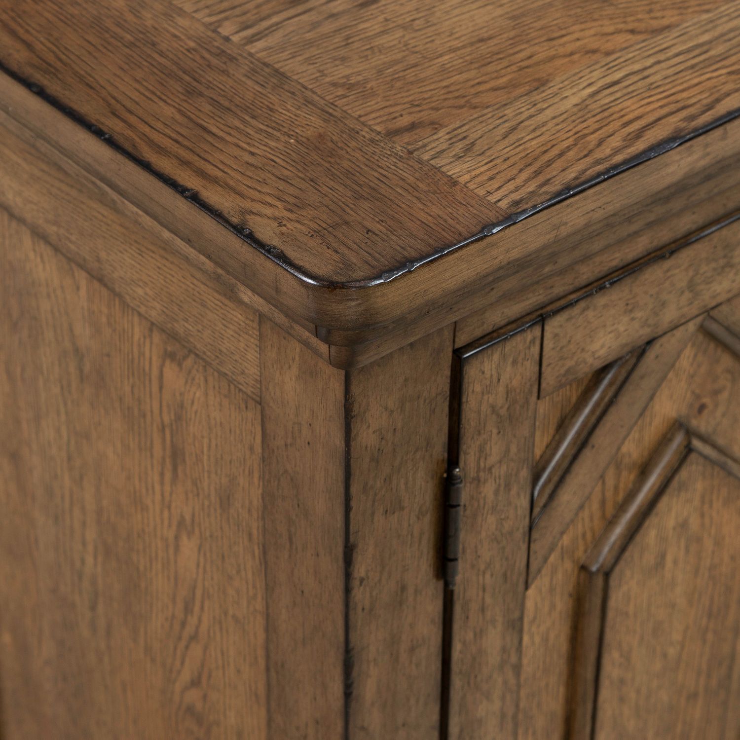 Carolina Park Wood 2-Door Bedside Chest w/Charging Station