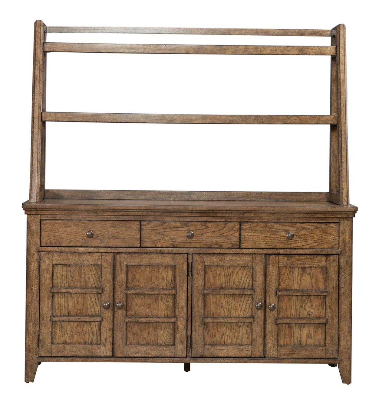 Carolina Park Wood 4-Door 3-Drawer Server & Hutch