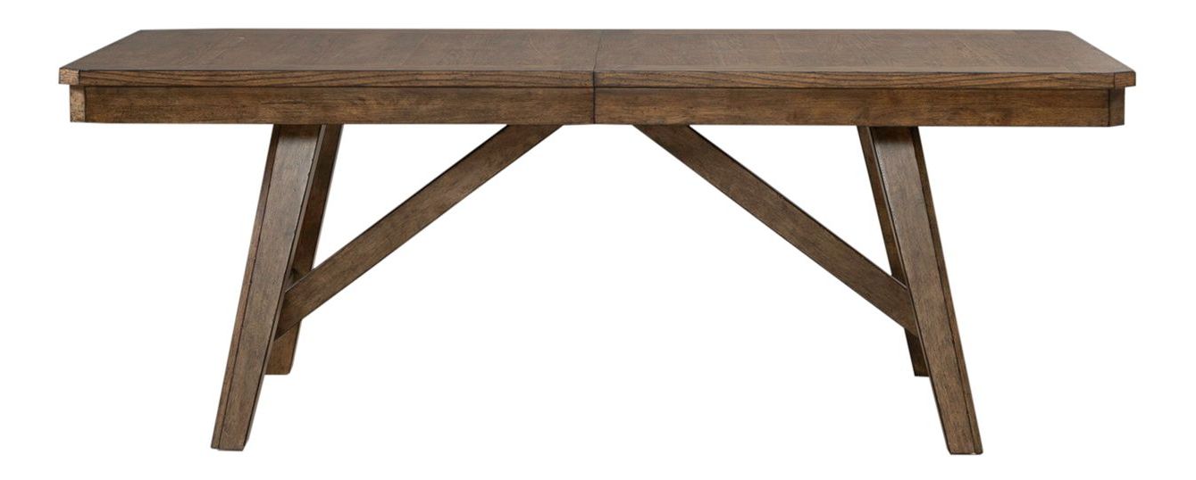 Carolina Park Trestle Dining Set | Extendable Wood Table & Chairs