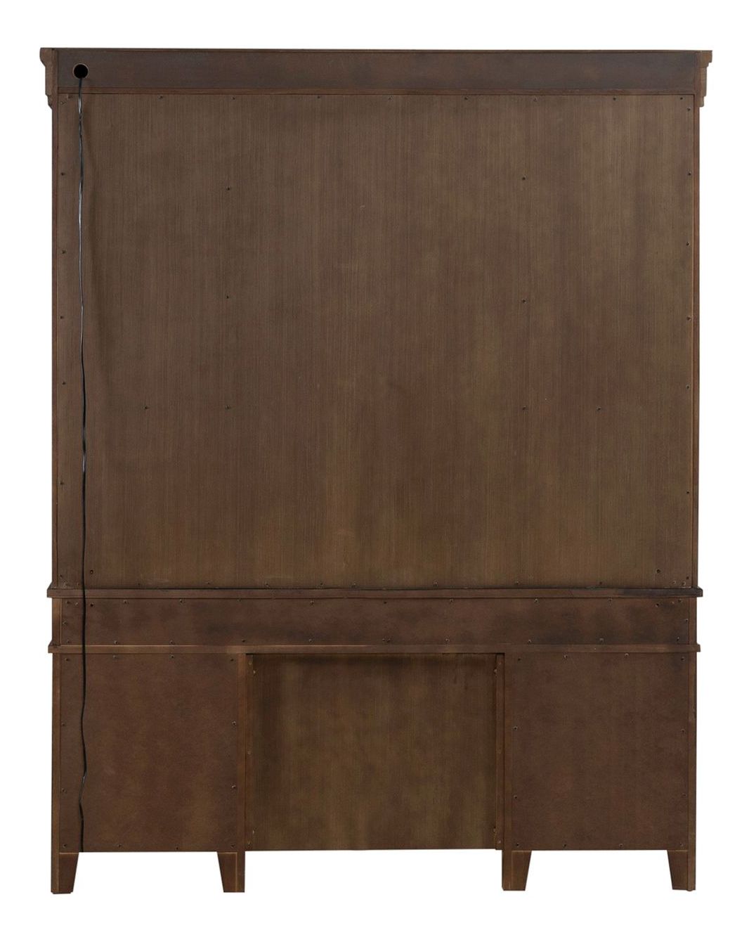 Carolina Park Wood 7-Drawer Credenza & 2-Door Hutch