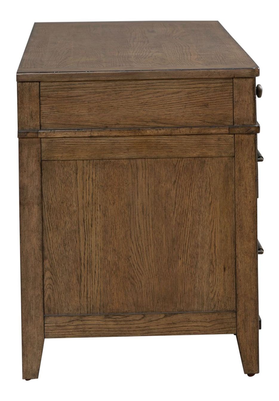 Carolina Park Wood 7-Drawer Jr Executive Credenza