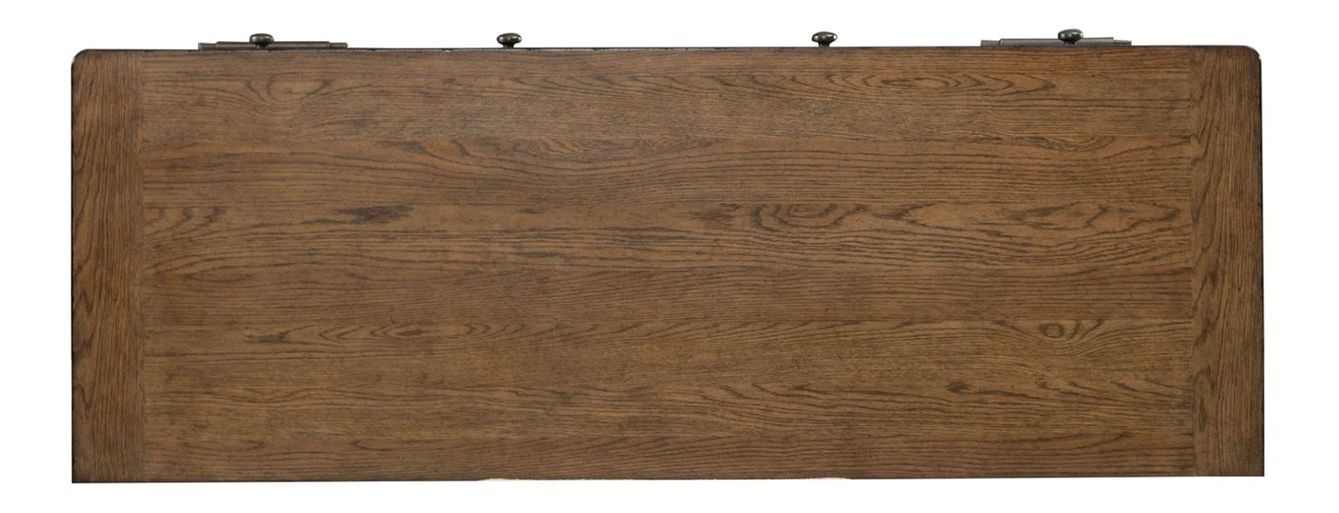 Carolina Park Wood 7-Drawer Jr Executive Credenza