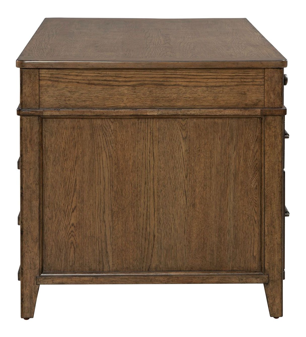 Carolina Park Rectangular Wood 9-Drawer Jr Executive Desk