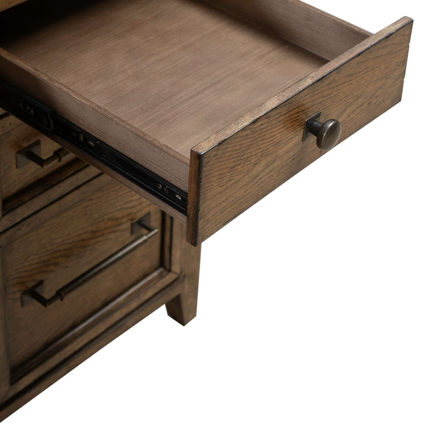 Carolina Park Rectangular Wood 9-Drawer Jr Executive Desk