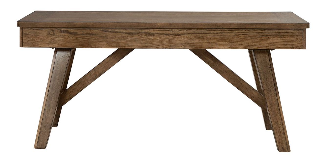 Carolina Park Rectangular Wood 3-Drawer Writing Desk