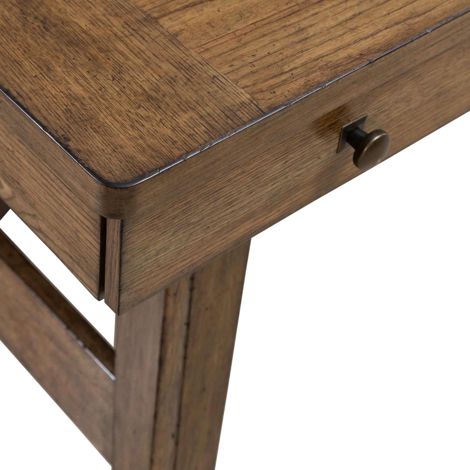 Carolina Park Rectangular Wood 3-Drawer Writing Desk