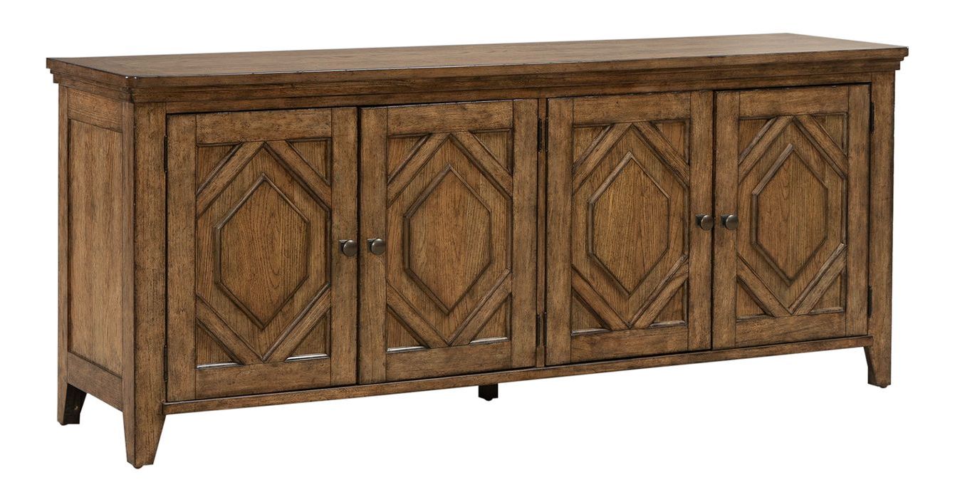 Carolina Park Octagonal 3-Piece Cocktail Table Set | Tobacco